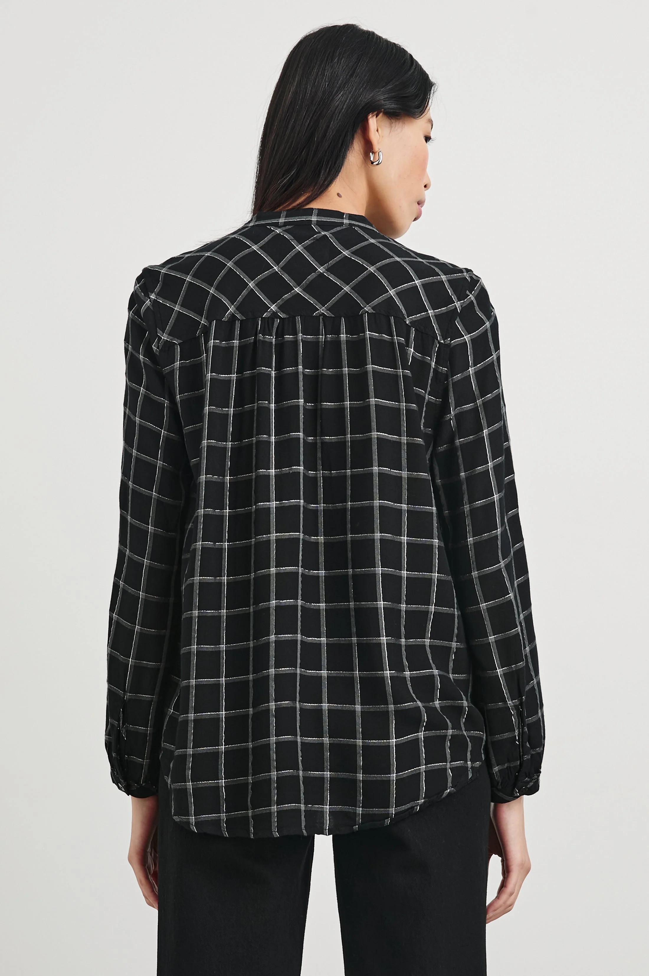 ELOISE SHIRT - SILVER CHARCOAL ONYX - Image 5