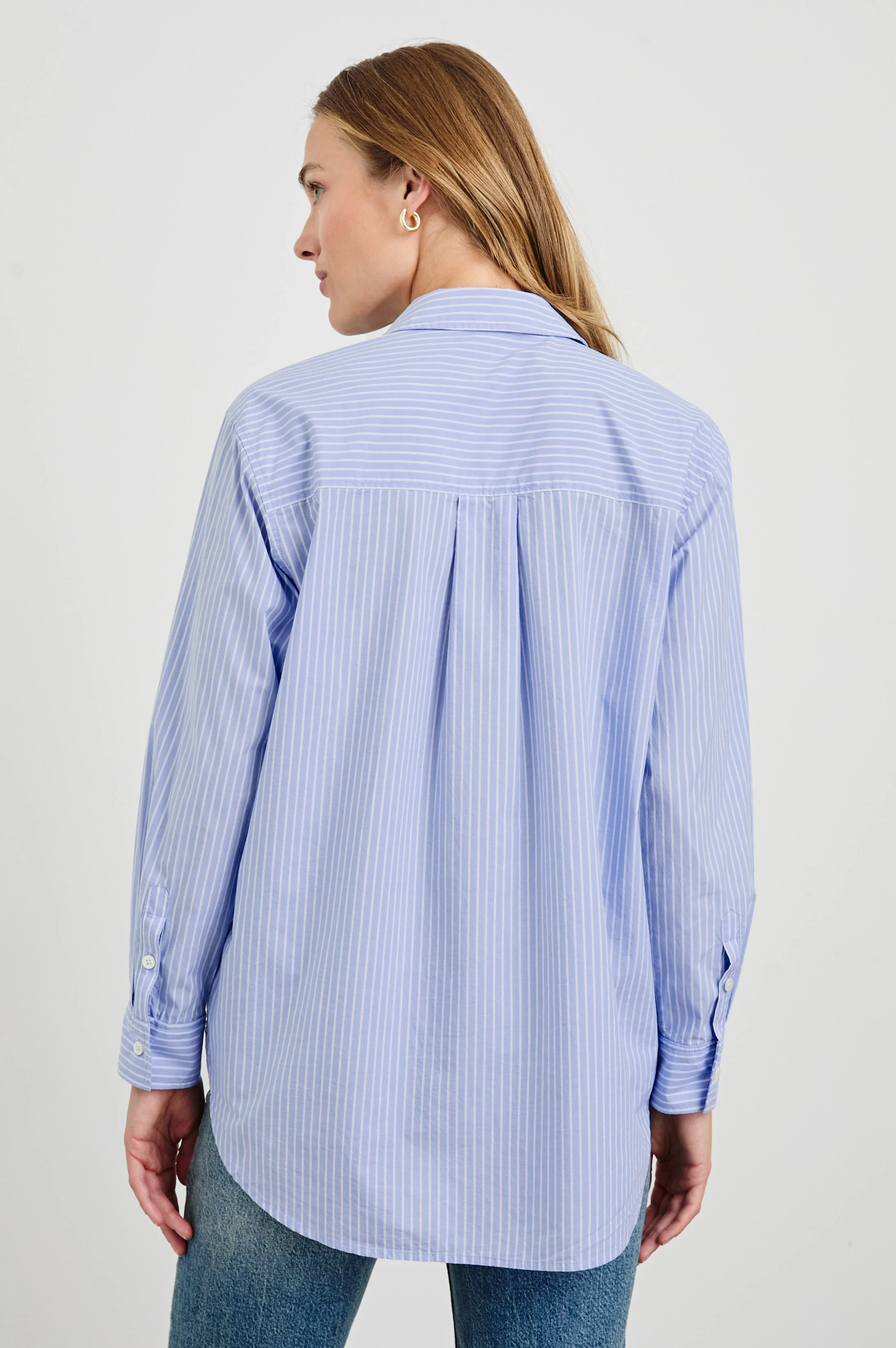 ELSA SHIRT - OXFORD WHITE STRIPE - Image 6