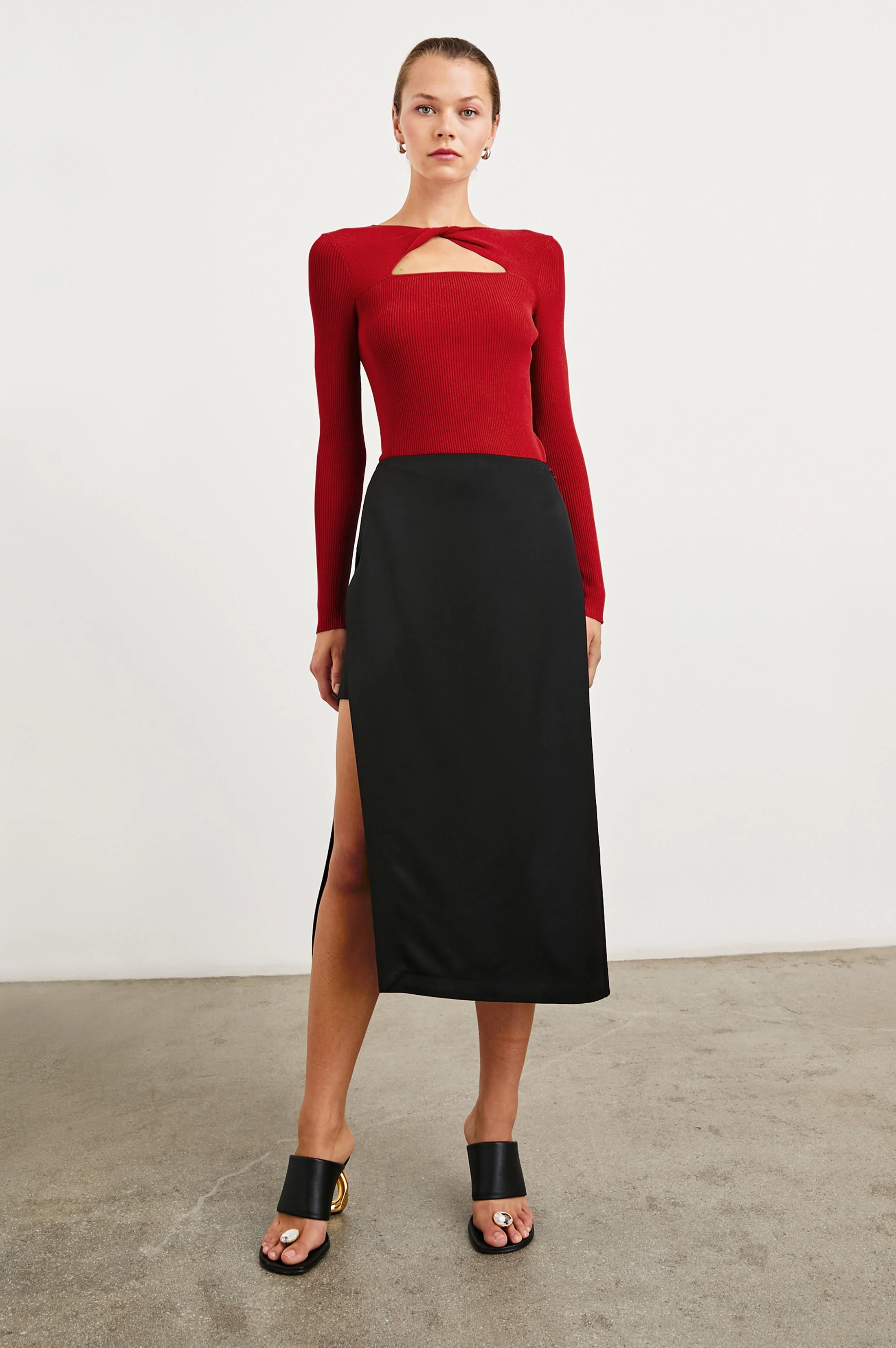 ERINA TOP - CHERRY - Image 3