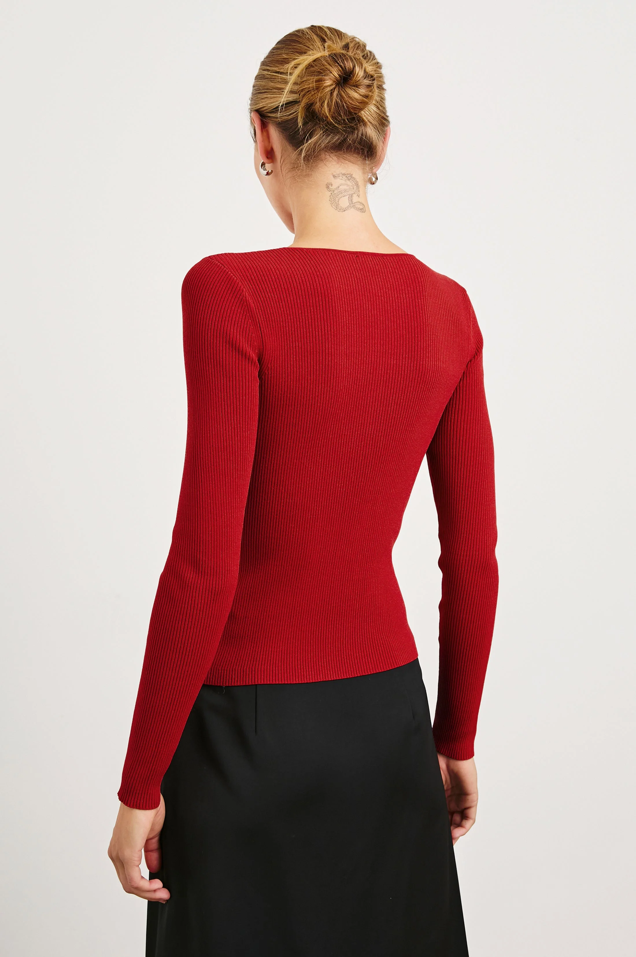 ERINA TOP - CHERRY - Image 5