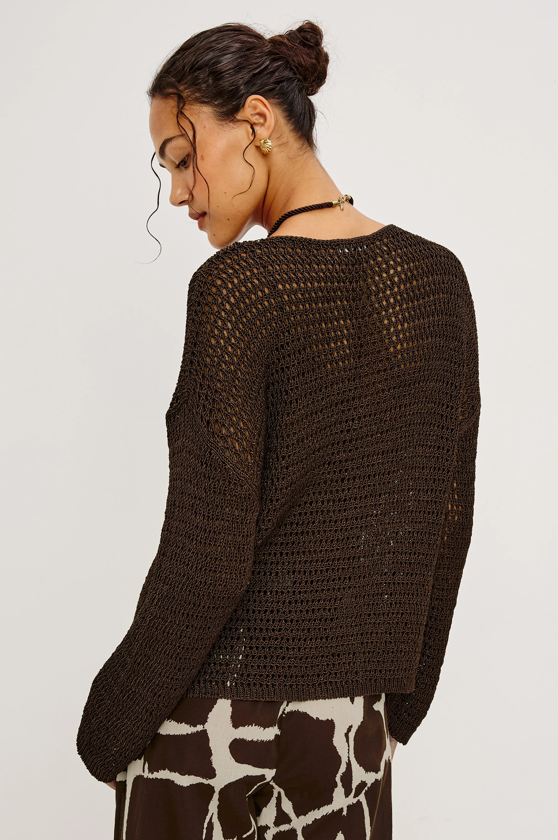 EVANGELINE SWEATER - ESPRESSO - Image 5