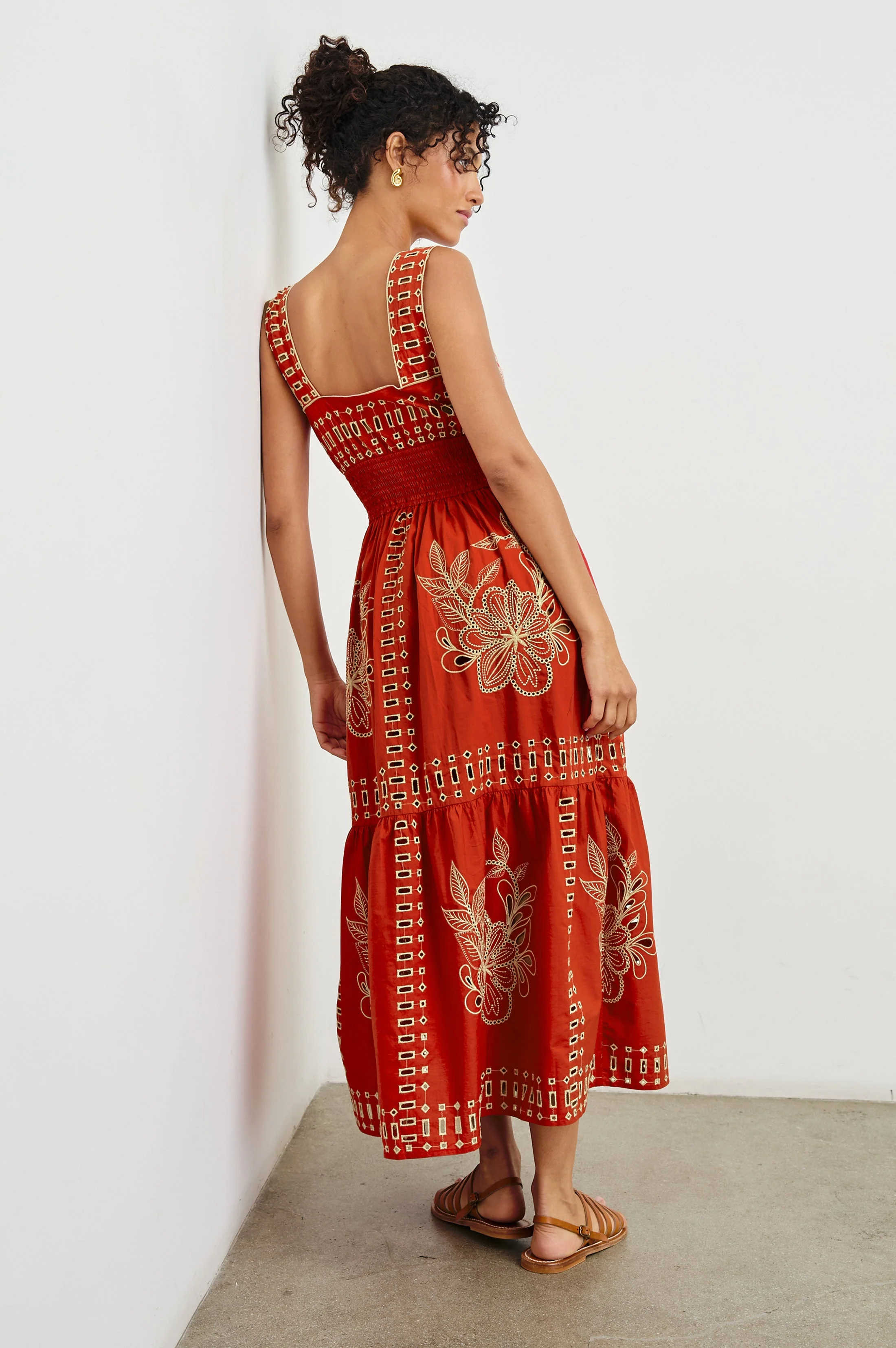FAWN DRESS - TERRACOTTA - Image 6