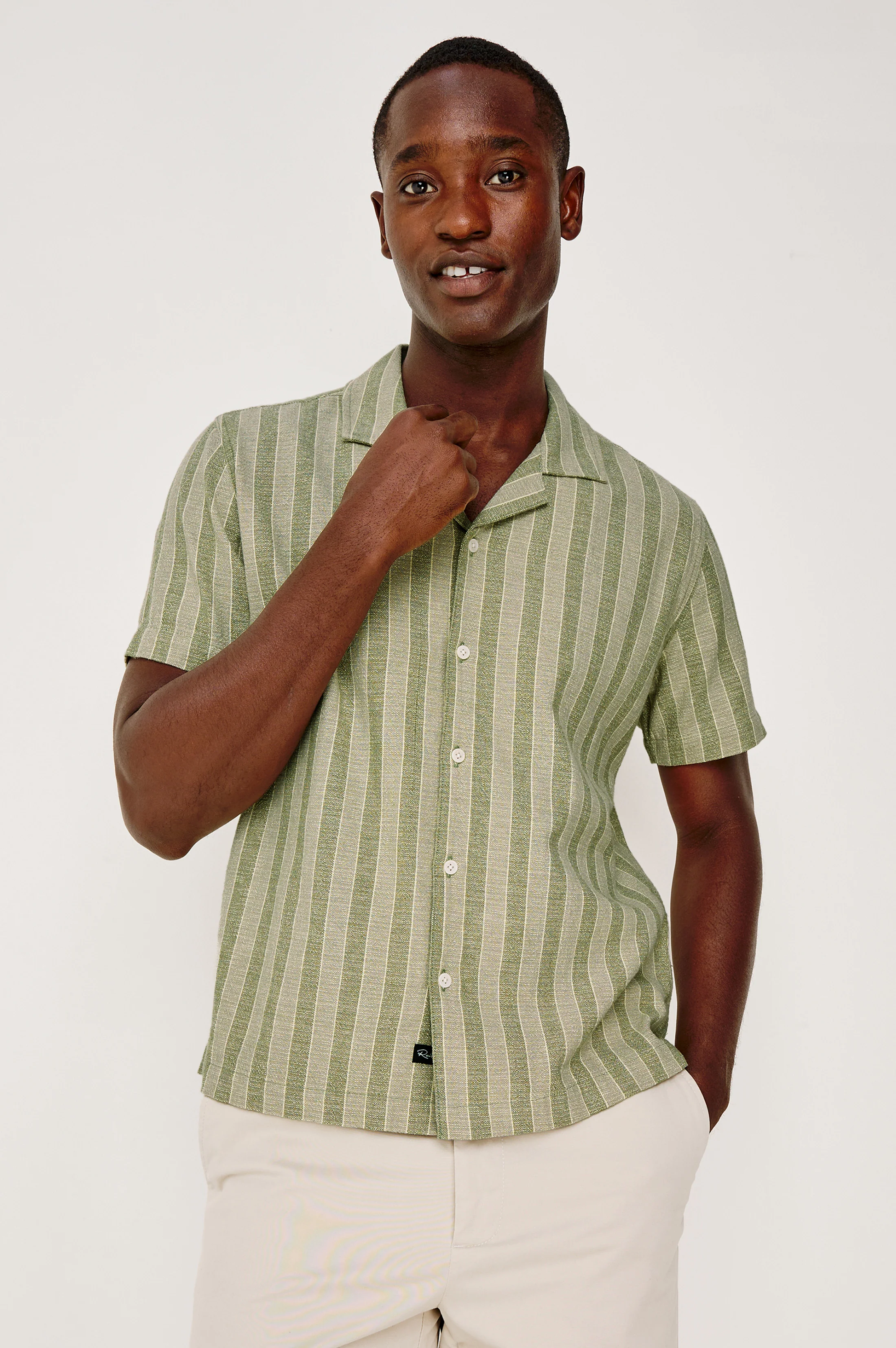 FIELDER SHIRT - SAGE BRUSH STRIPE