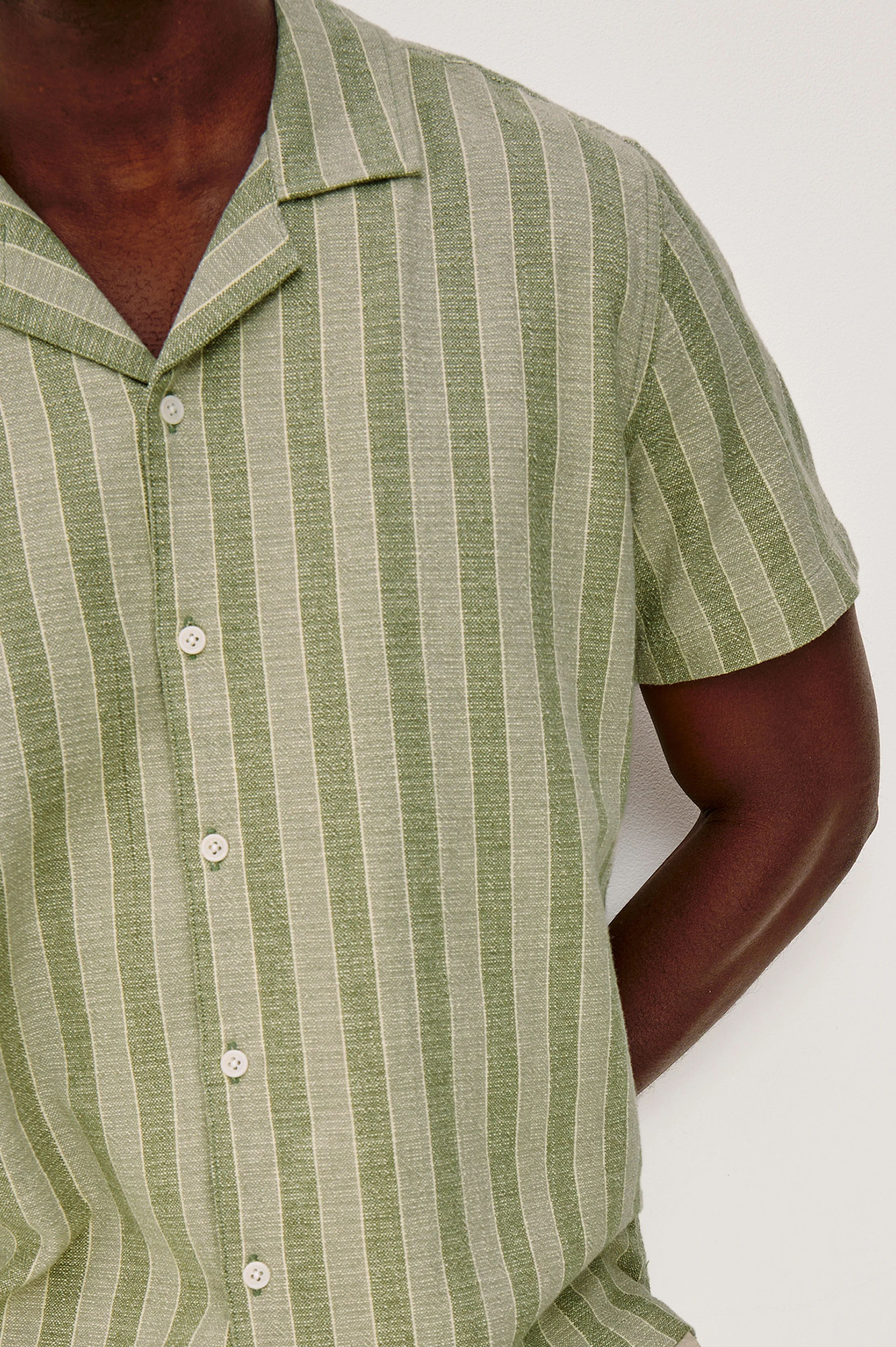 FIELDER SHIRT - SAGE BRUSH STRIPE - Image 2