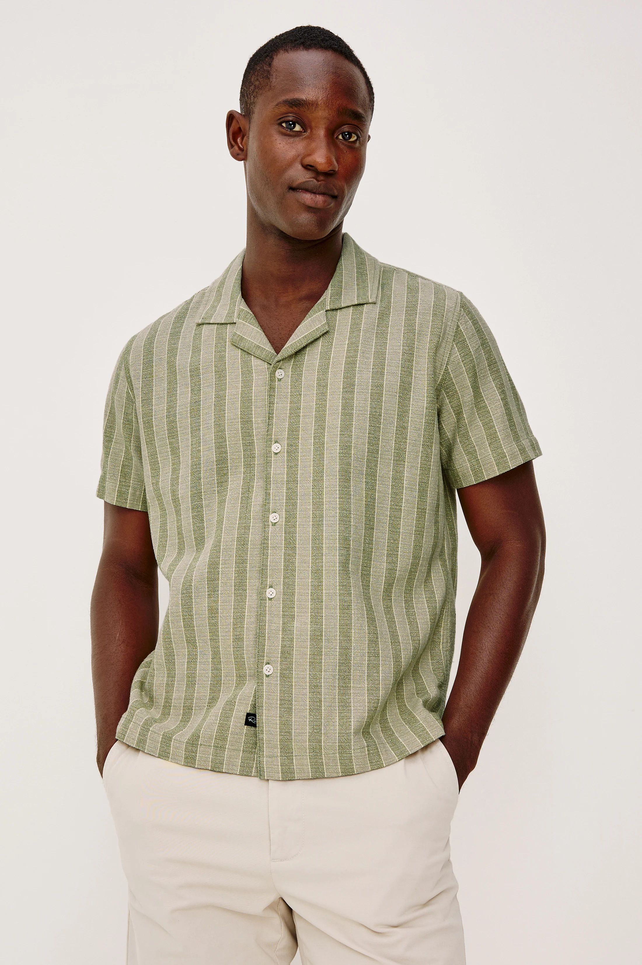 FIELDER SHIRT - SAGE BRUSH STRIPE - Image 4