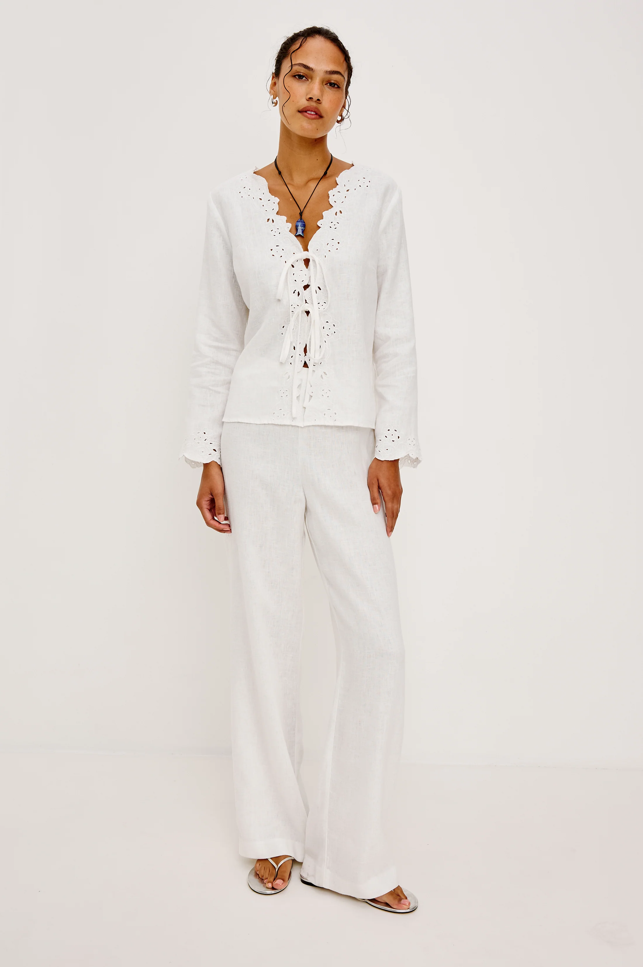 FLEUR TOP - WHITE - Image 3