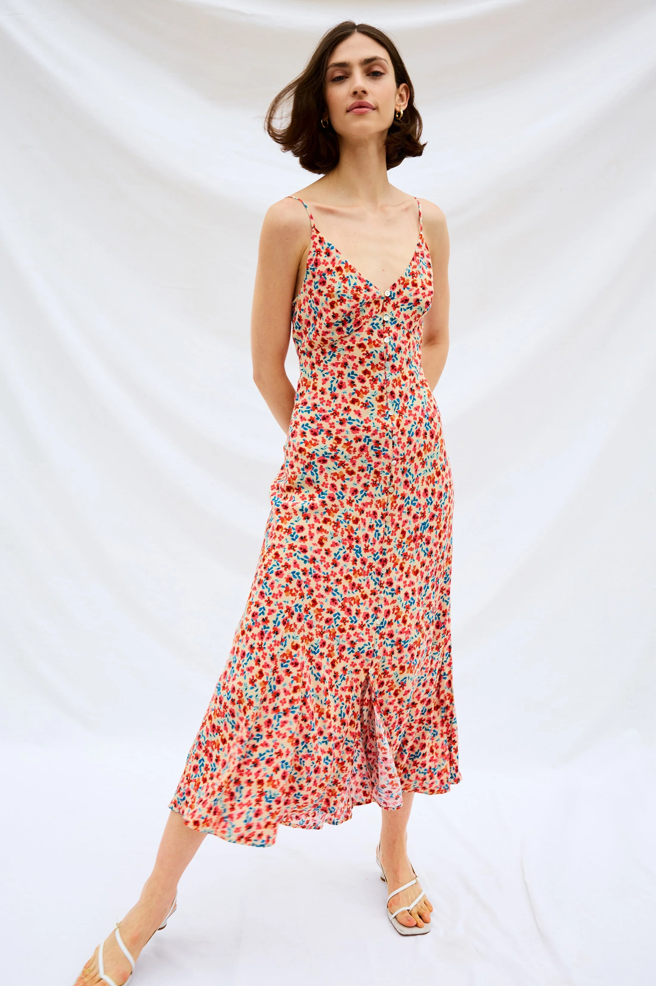 FLORIAN DRESS - RED POSY - Image 6