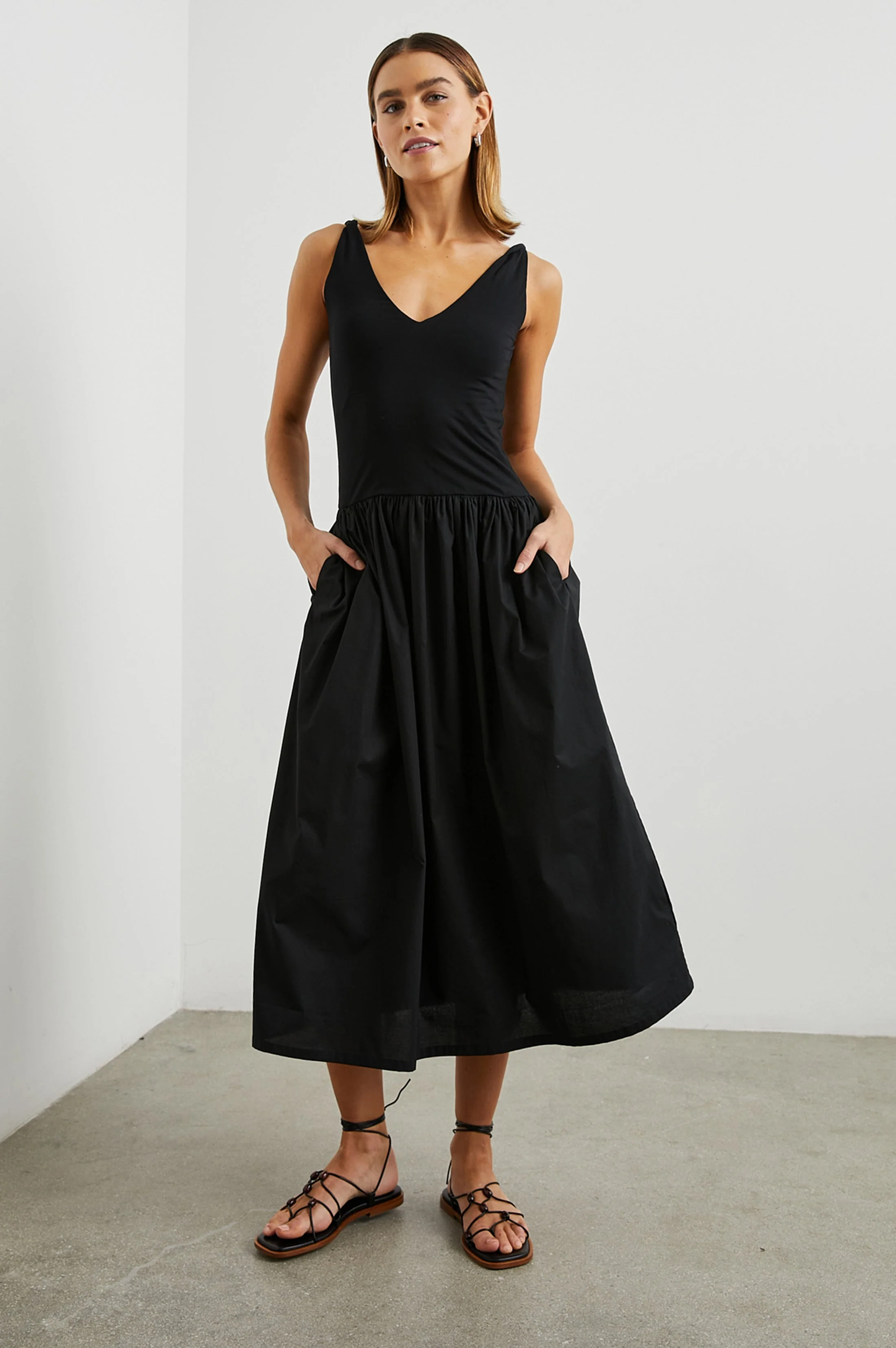 FRANCA DRESS - BLACK - Image 3