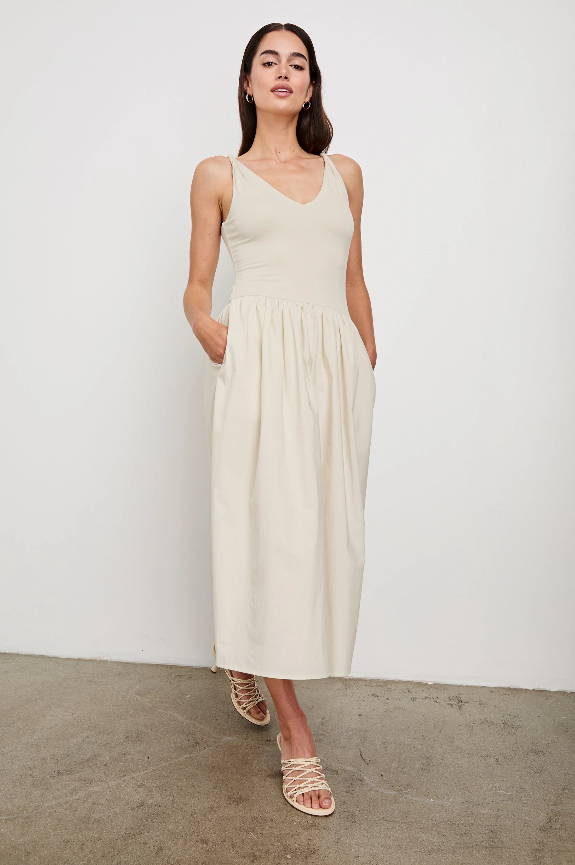 FRANCA DRESS - IVORY - Image 3