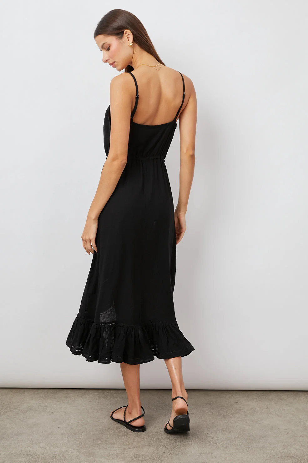 FRIDA DRESS - BLACK LACE DETAIL - Image 4