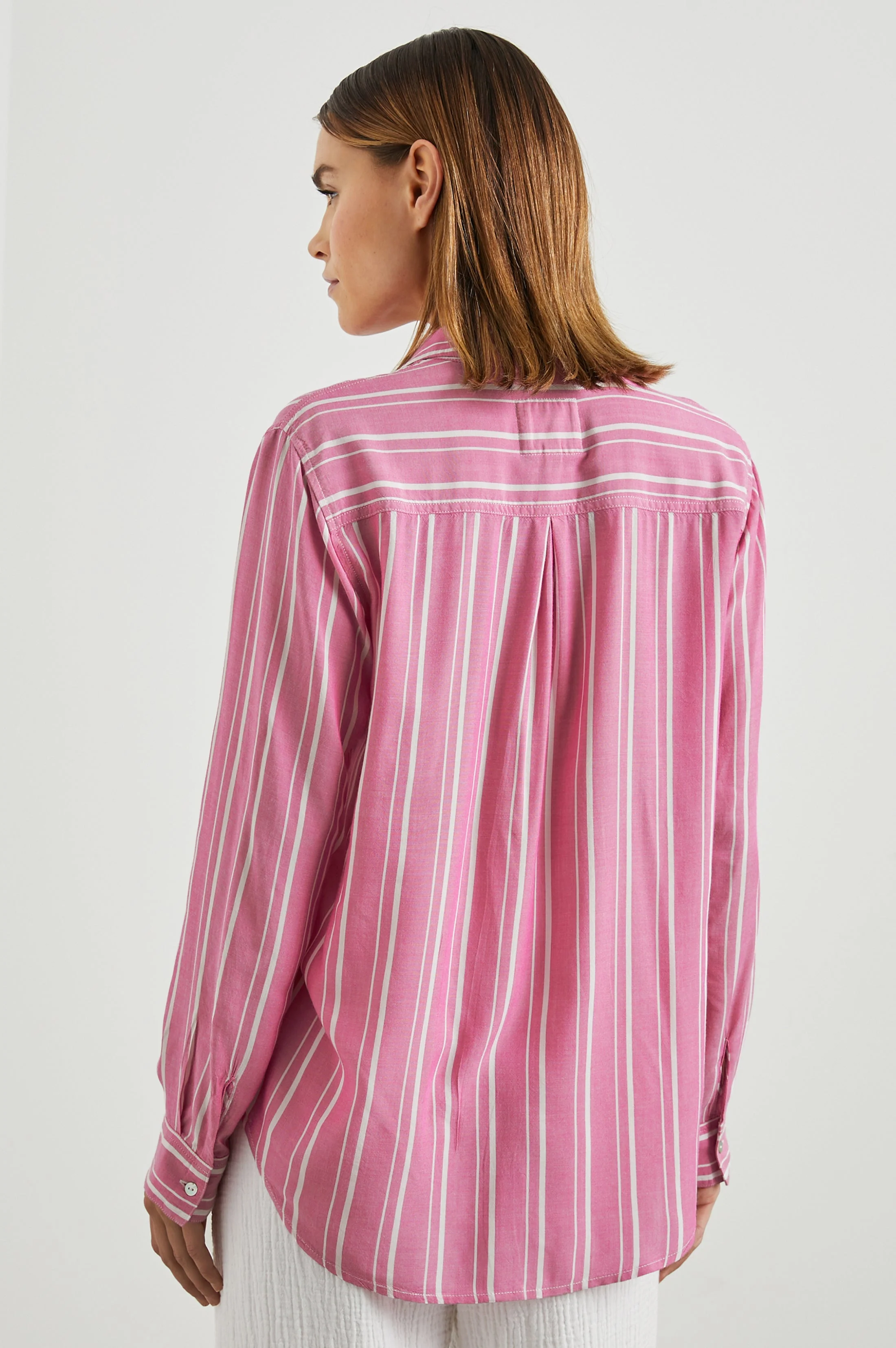 GAIA SHIRT - BERRY STRIPE - Image 5