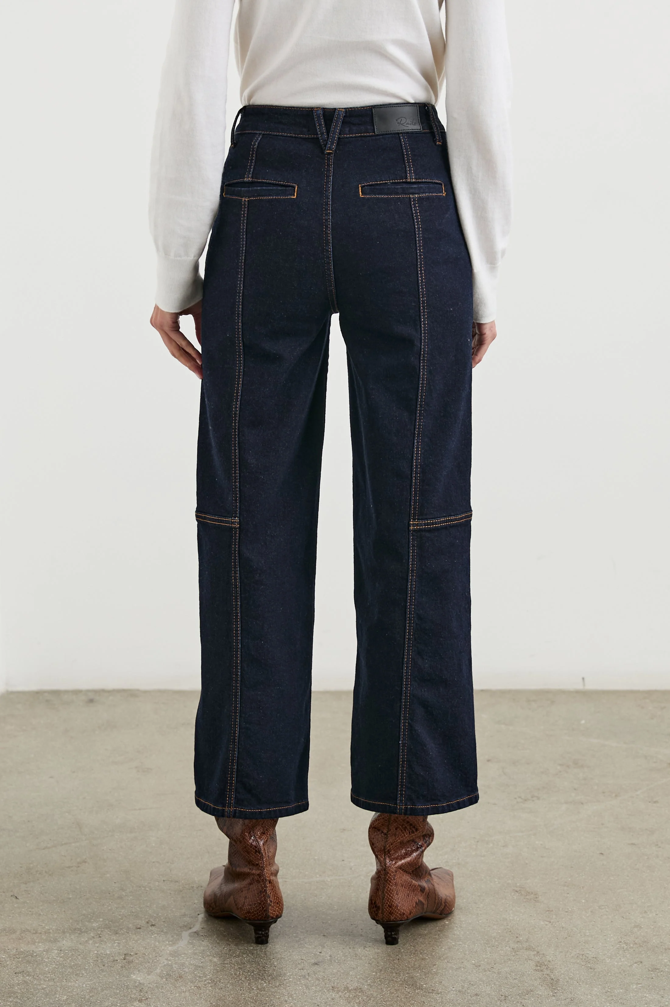 GETTY CROP UTILITY WIDE LEG - MIDNIGHT BLUES - Image 5