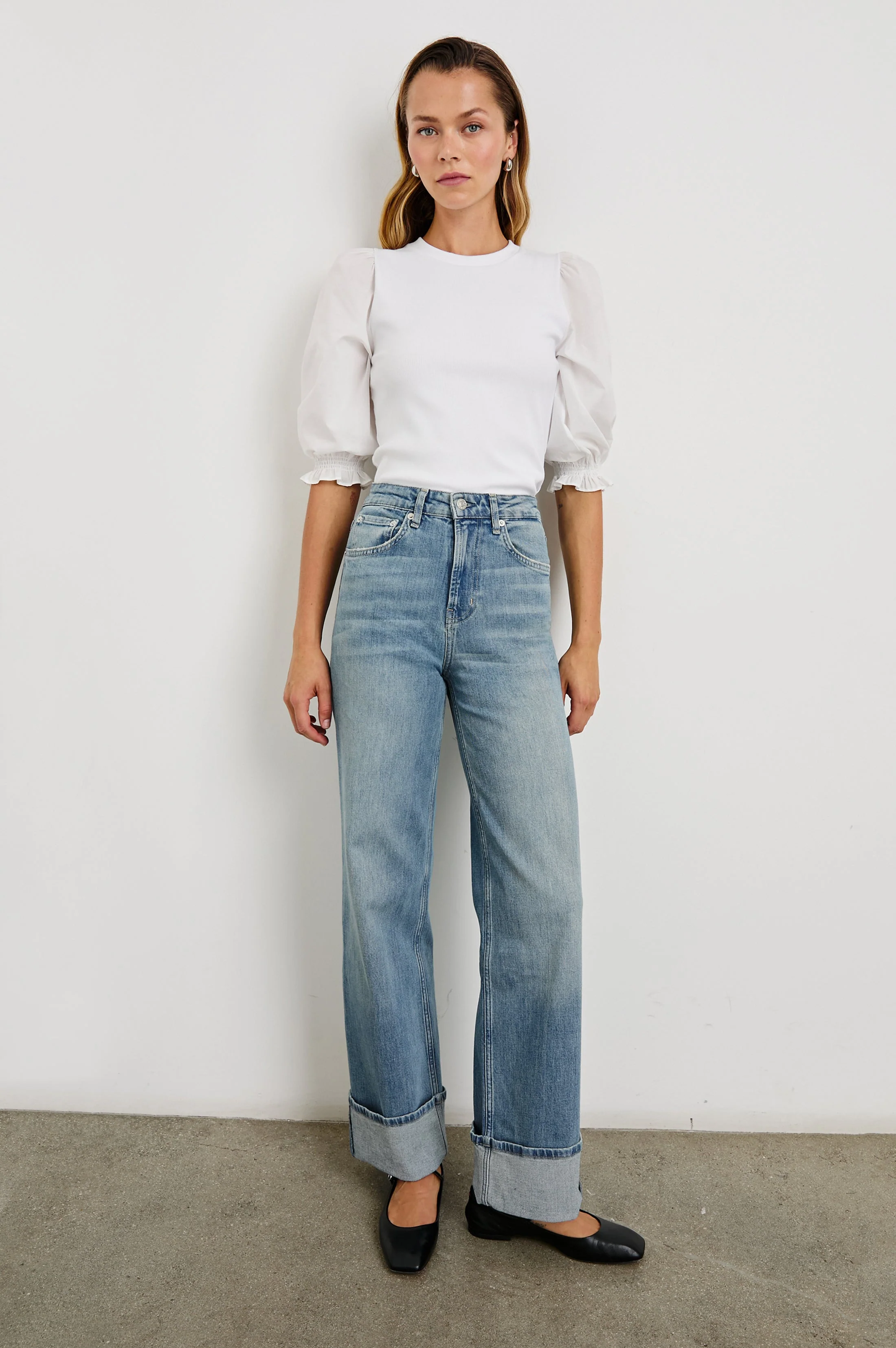 GETTY WIDE LEG - BALTIC SEA CUFFED