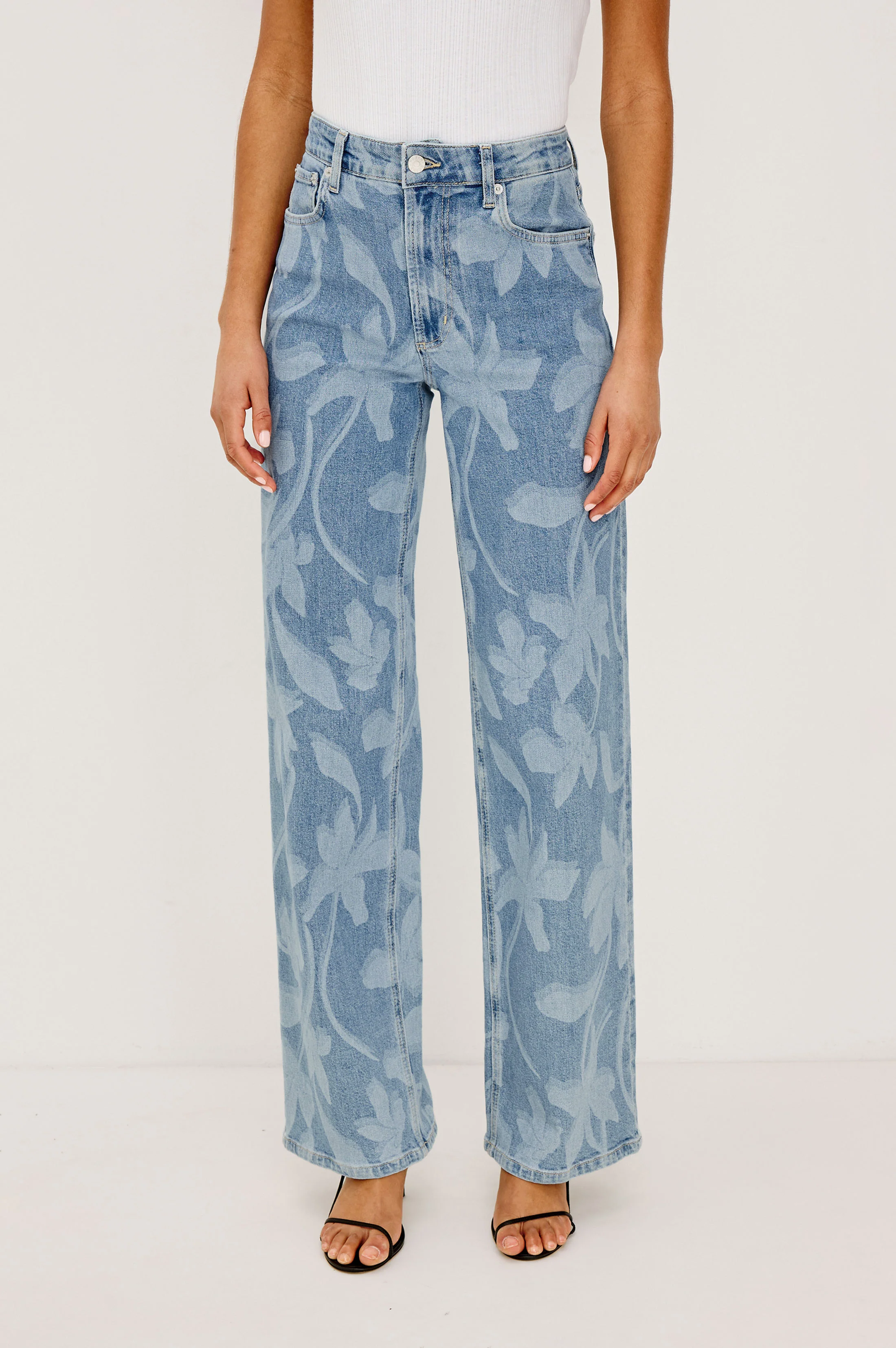 GETTY WIDE LEG - FLORAL LASER - Image 3