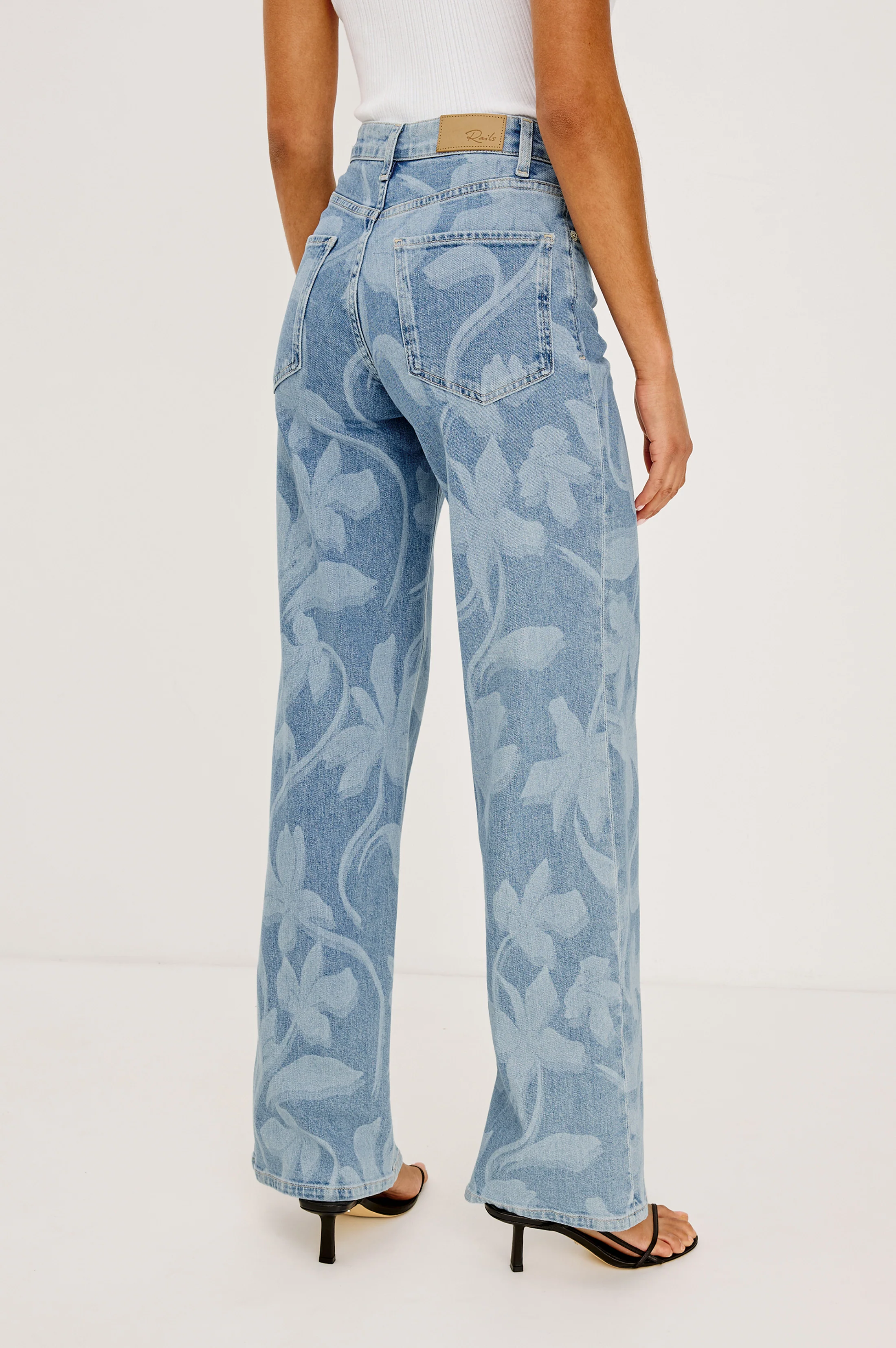 GETTY WIDE LEG - FLORAL LASER - Image 4