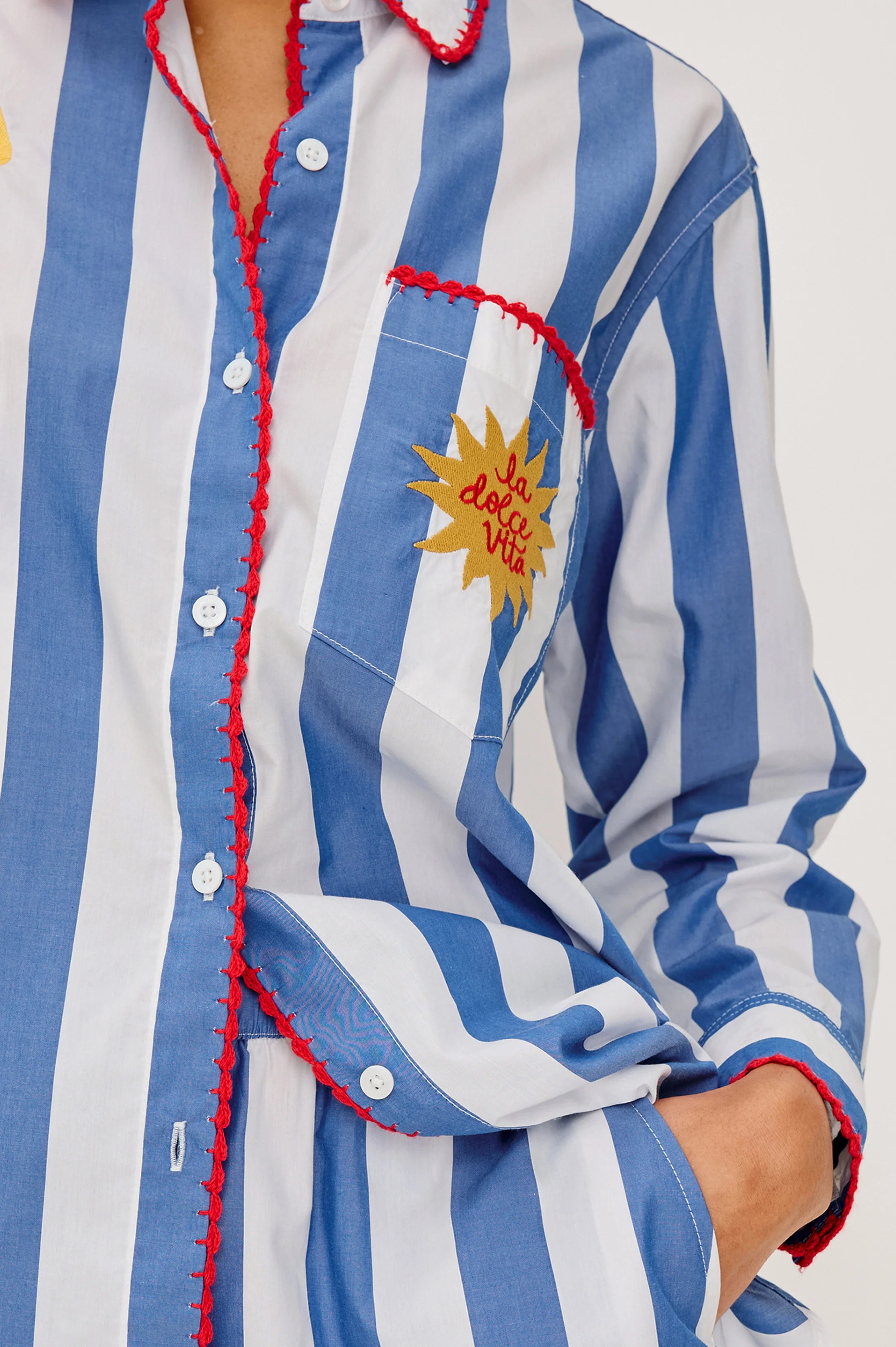 RAILS X GIADZY ELSA SHIRT - DOLCE VITA EMBROIDERY - Image 2