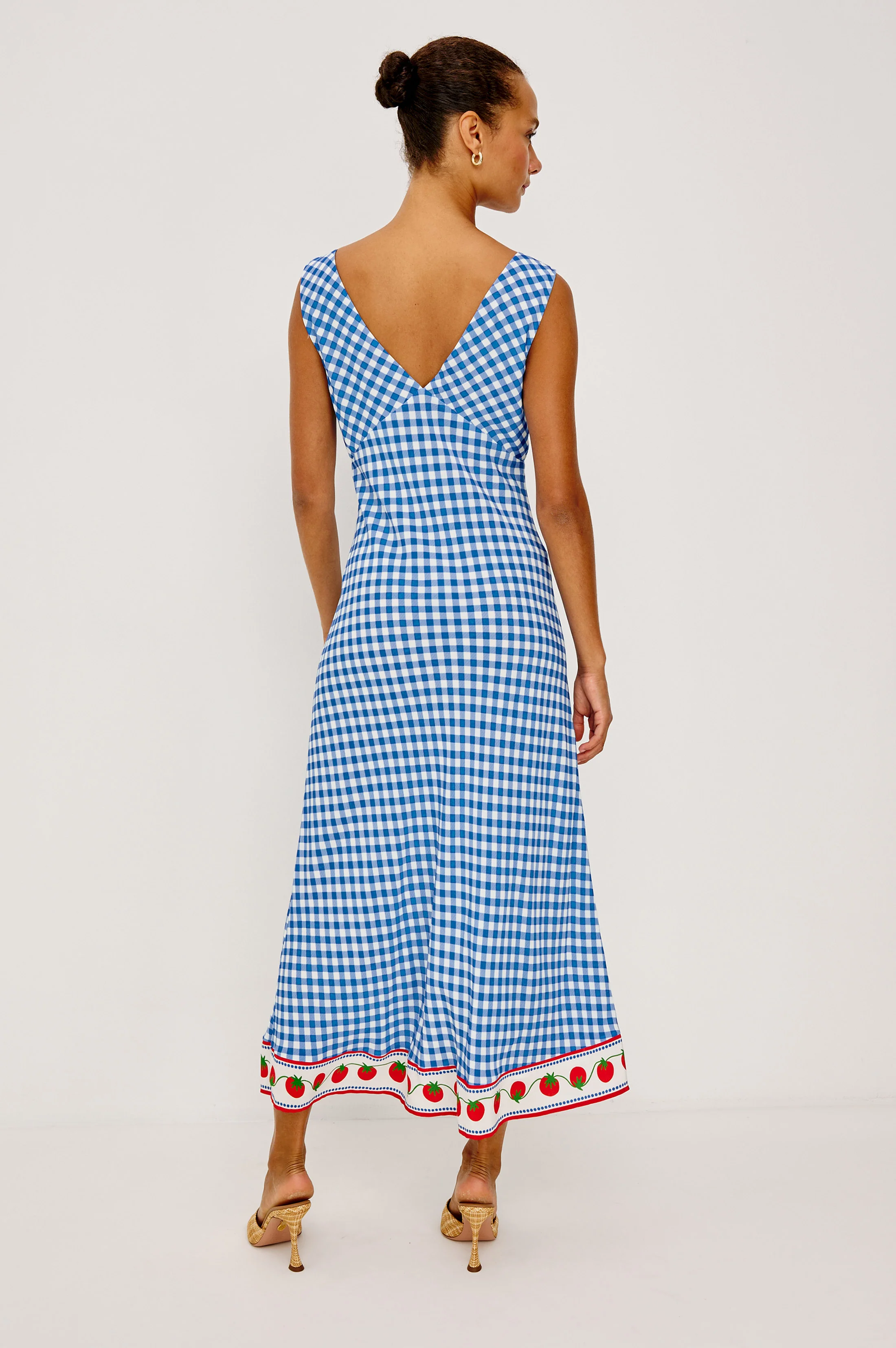 RAILS X GIADZY SERAFINA DRESS - GINGHAM TOMATOES - Image 4