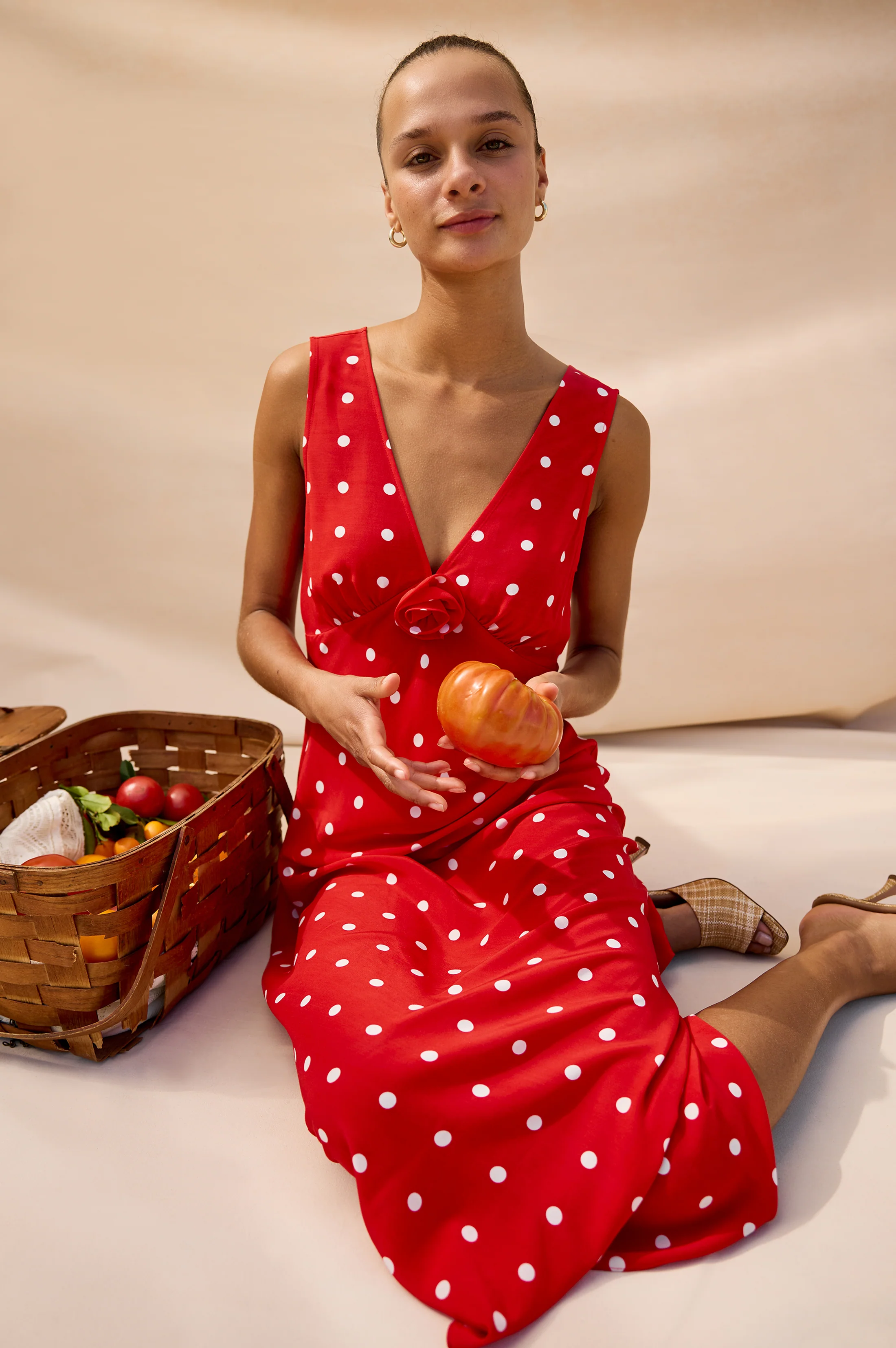 RAILS X GIADZY TERENA DRESS - ROSSA - Image 4