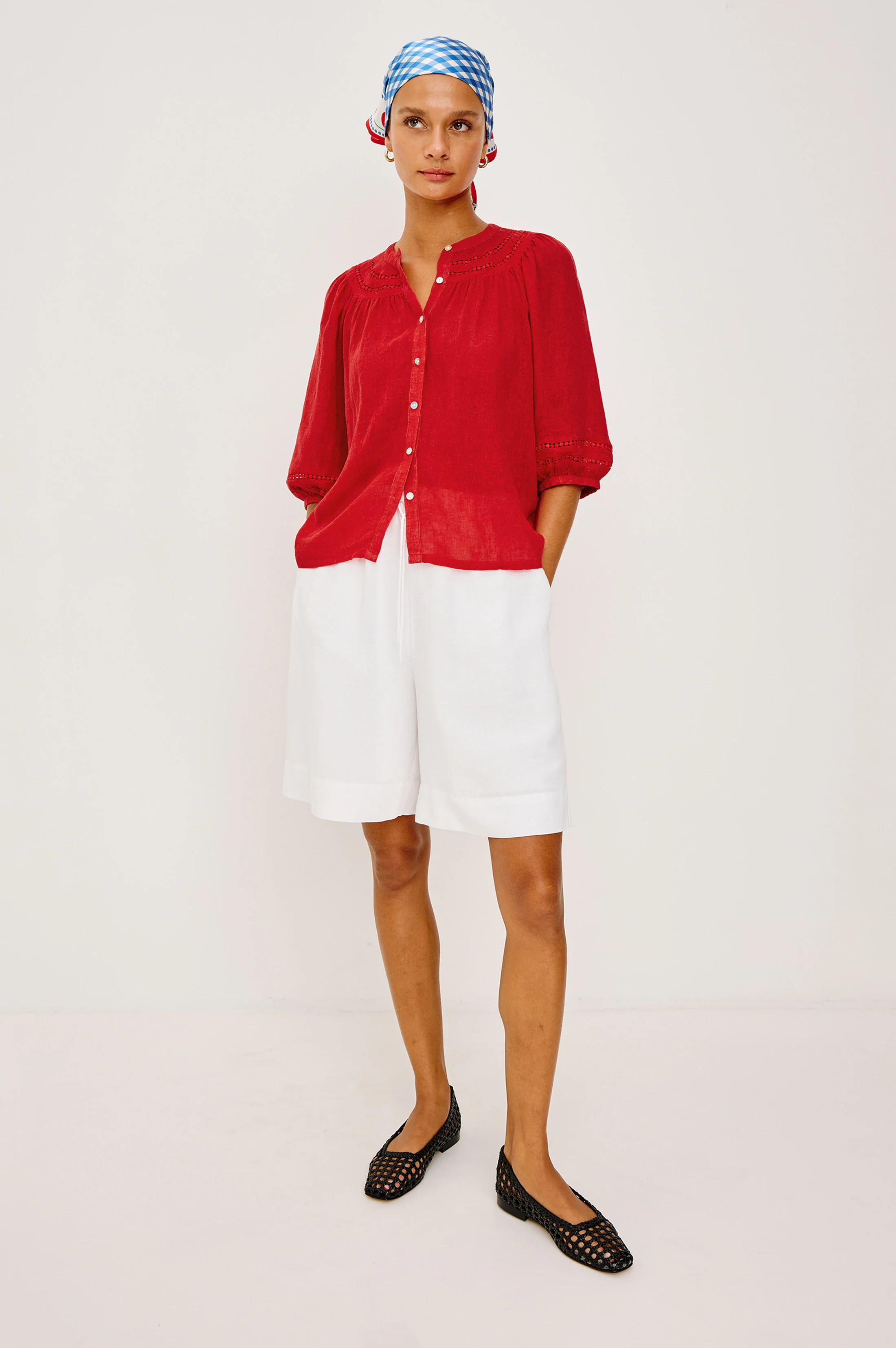 RAILS X GIADZY THEIA TOP - TOMATO - Image 3