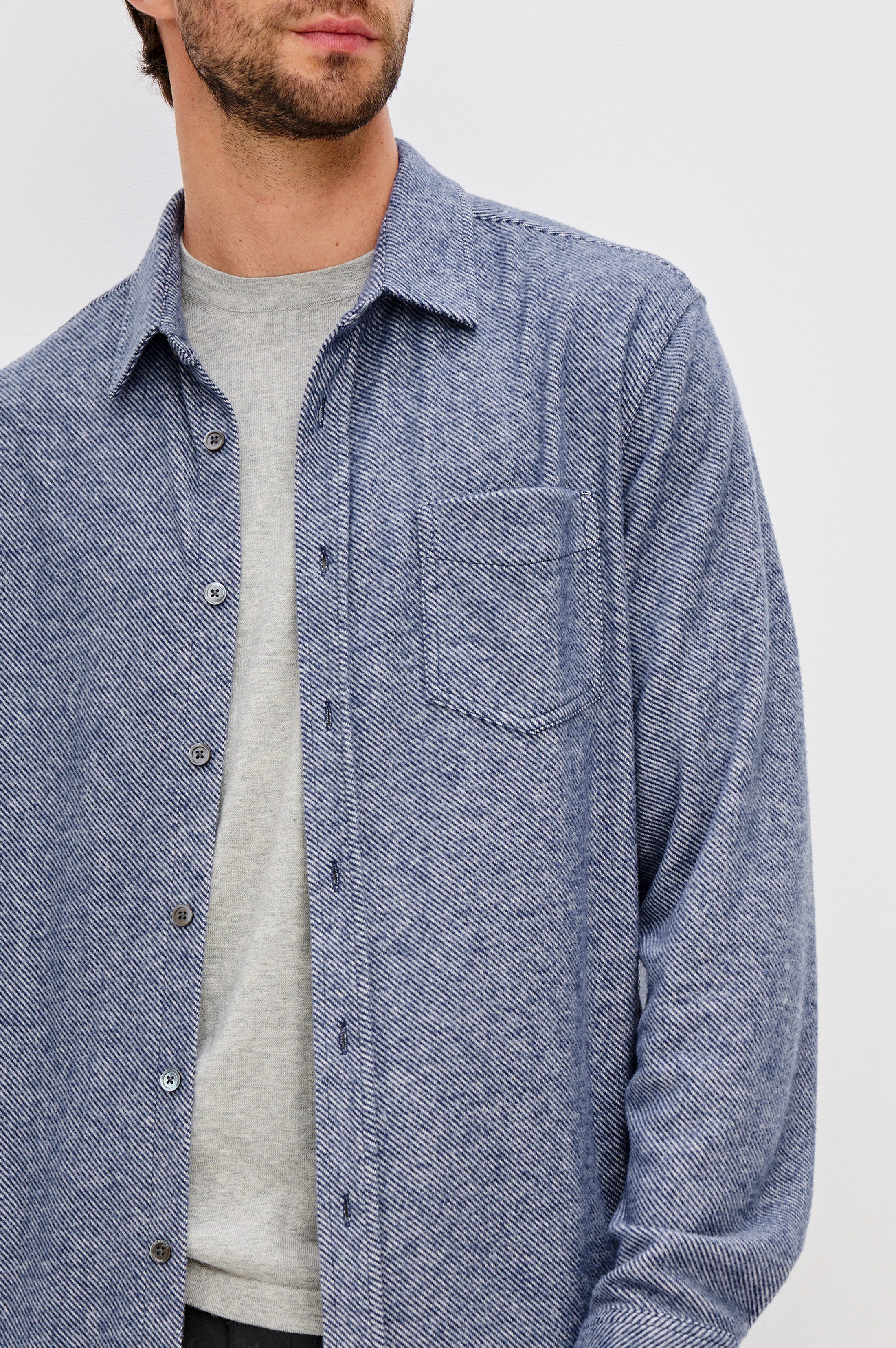 HAWKE SHIRT - MARINE TWILL - Image 2