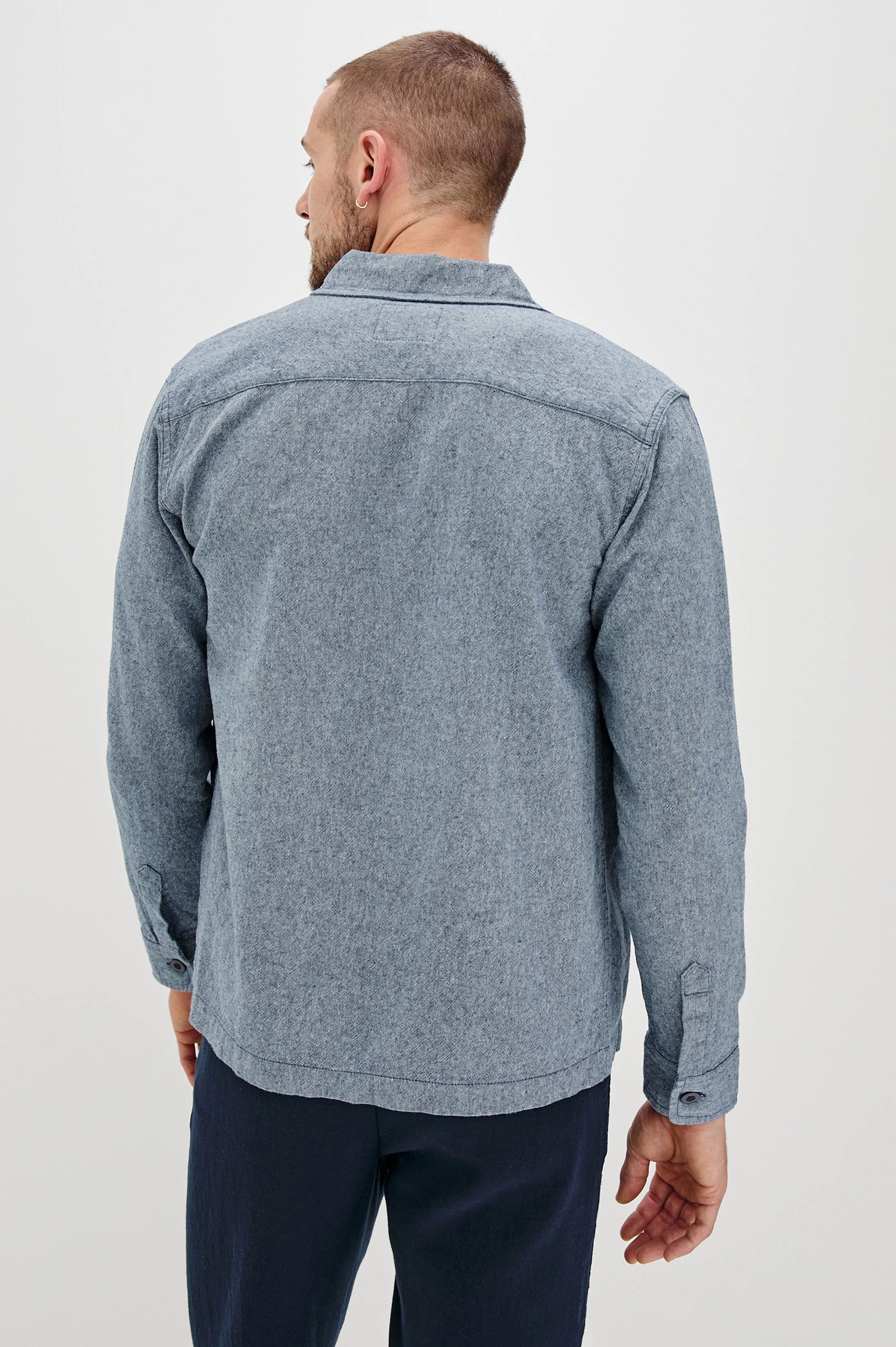 HAYES SHIRT JACKET - BLUE MIRAGE - Image 4