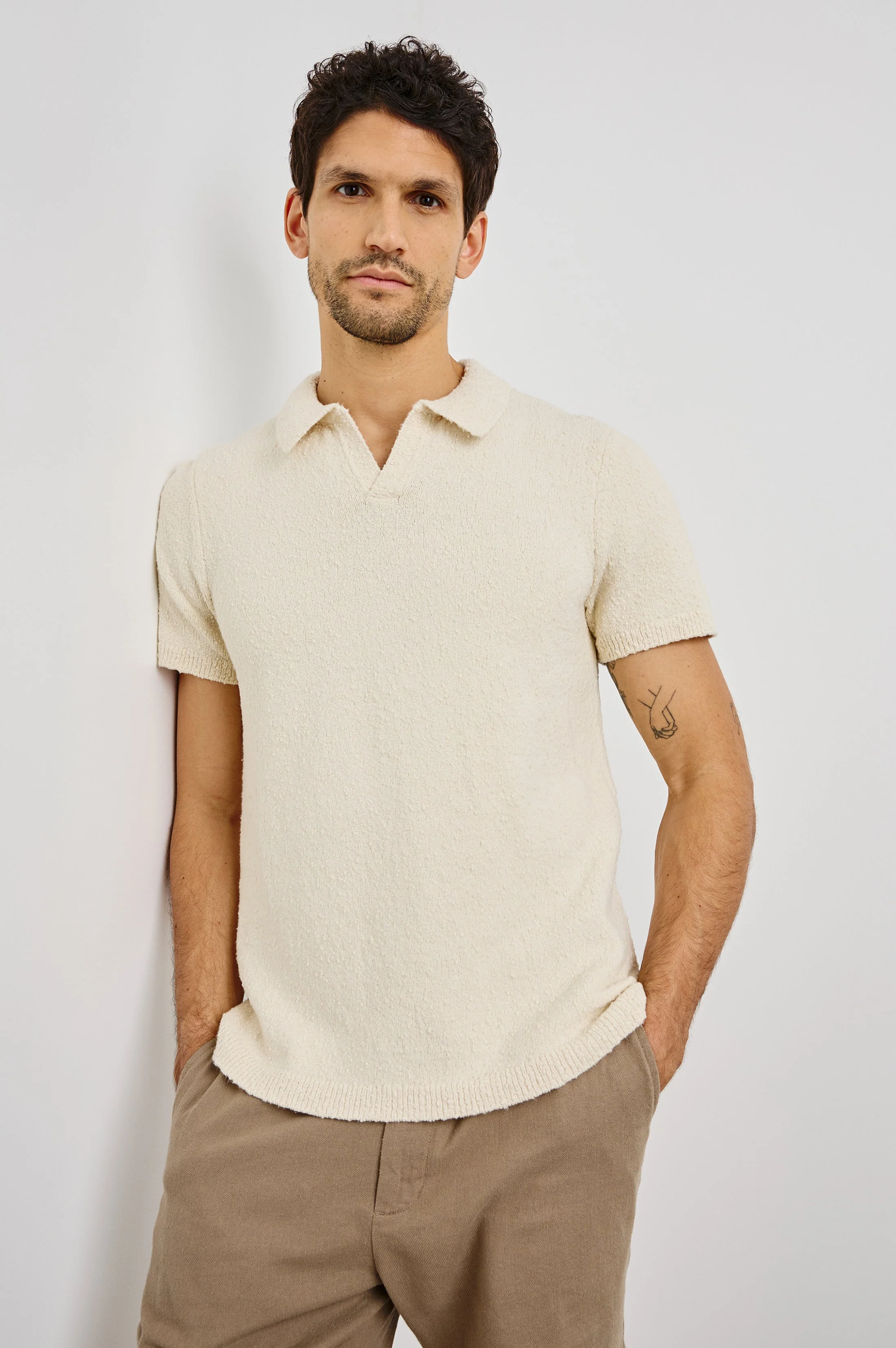 HEATH POLO SHIRT - CREAM