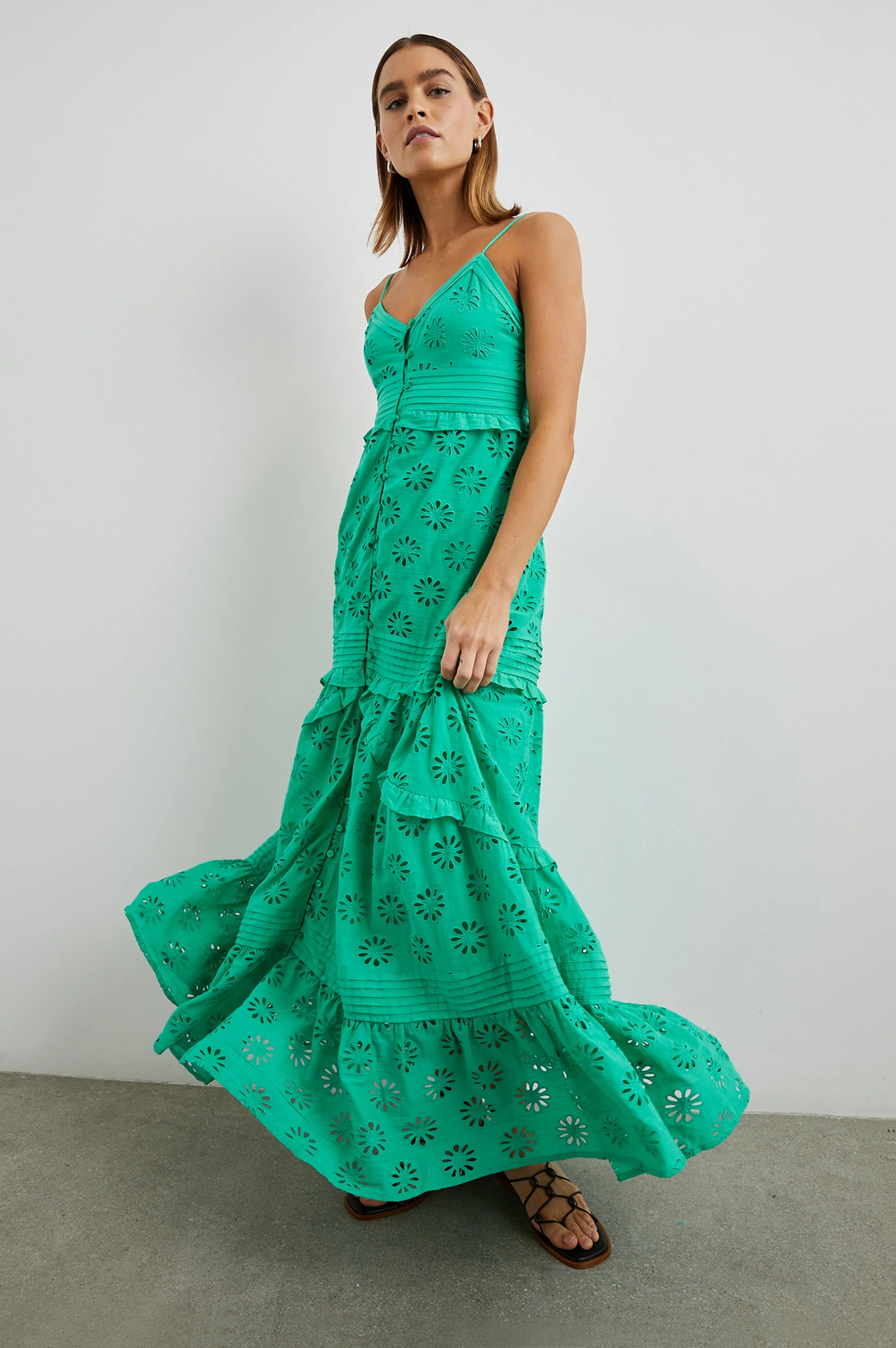HENRIETTA DRESS - JADE - Image 3