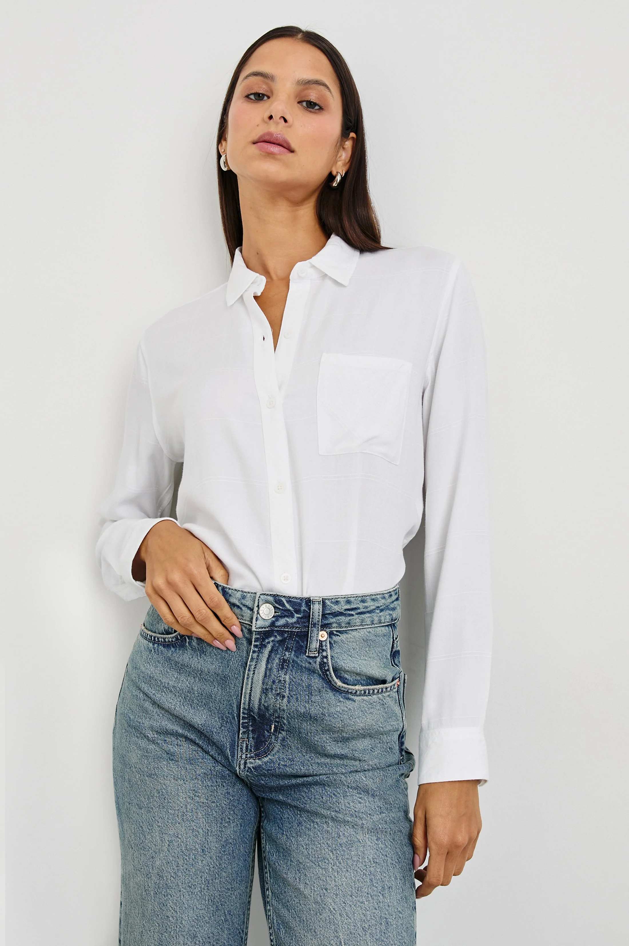 HUNTER SHIRT - IVORY CHECK - Image 3