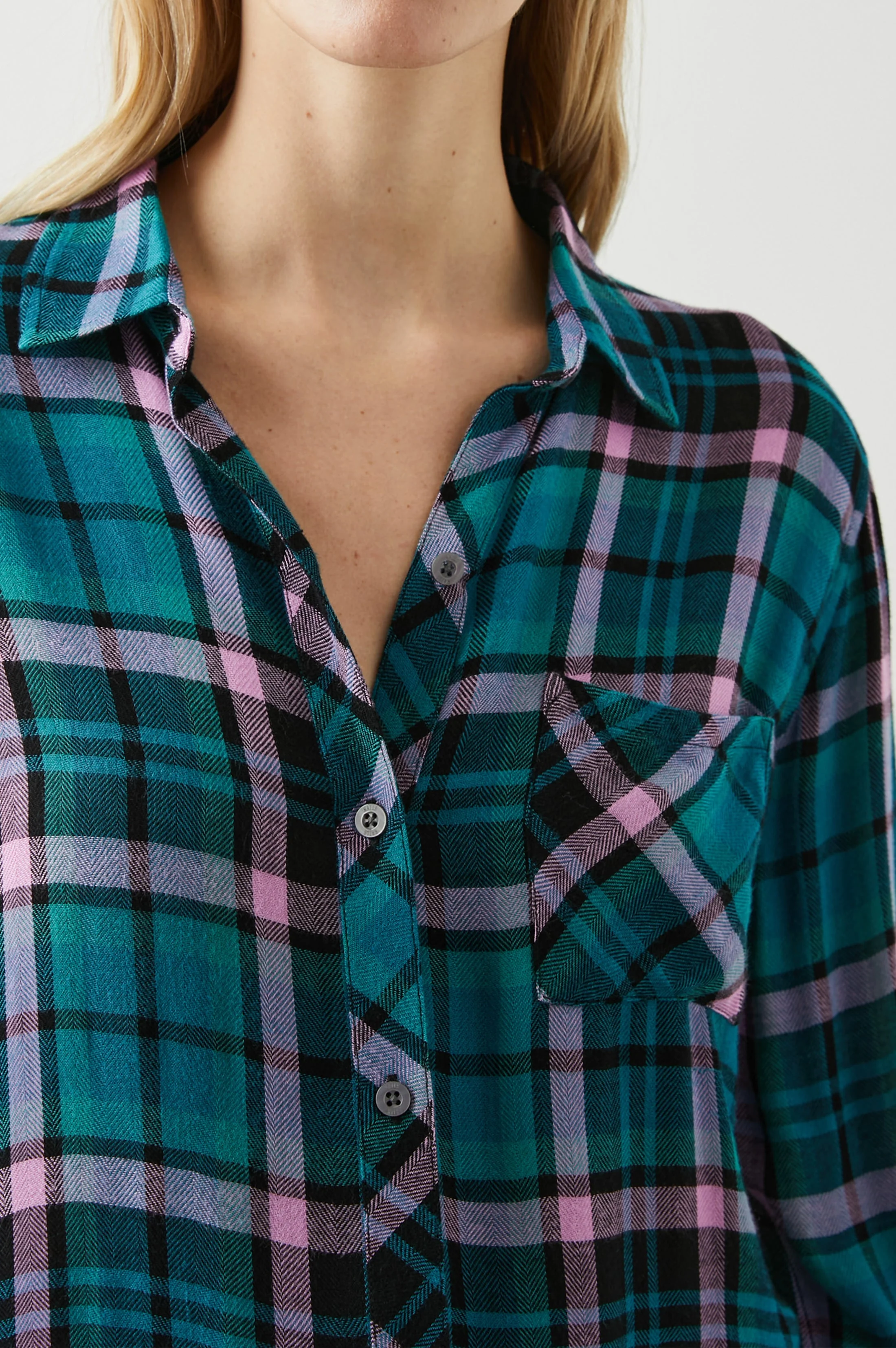 HUNTER SHIRT - AQUA LILAC - Image 2
