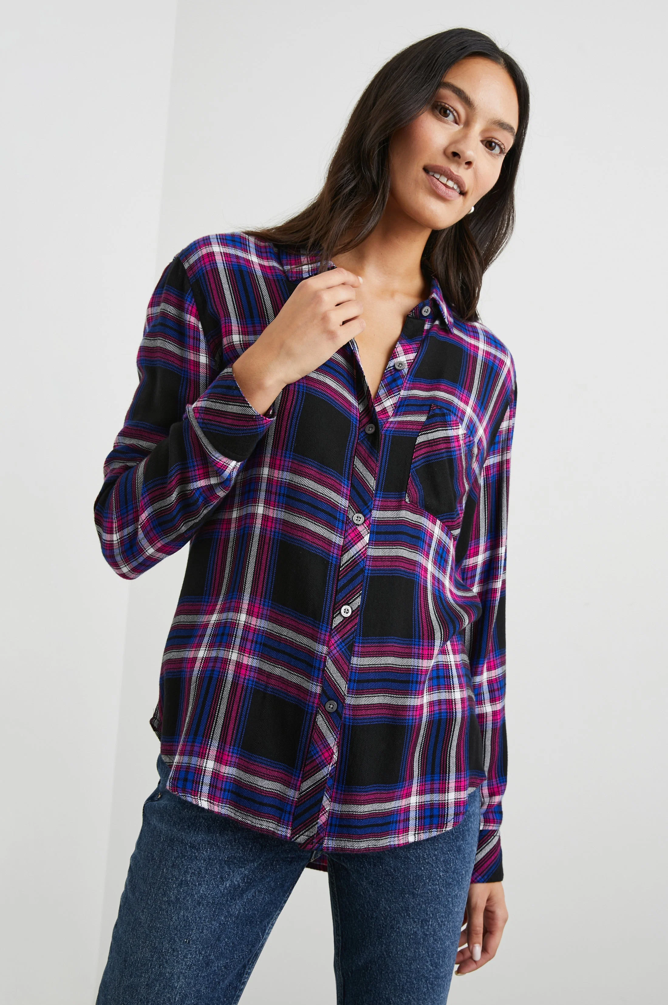 HUNTER SHIRT - ELECTRIC BLUE - Image 3
