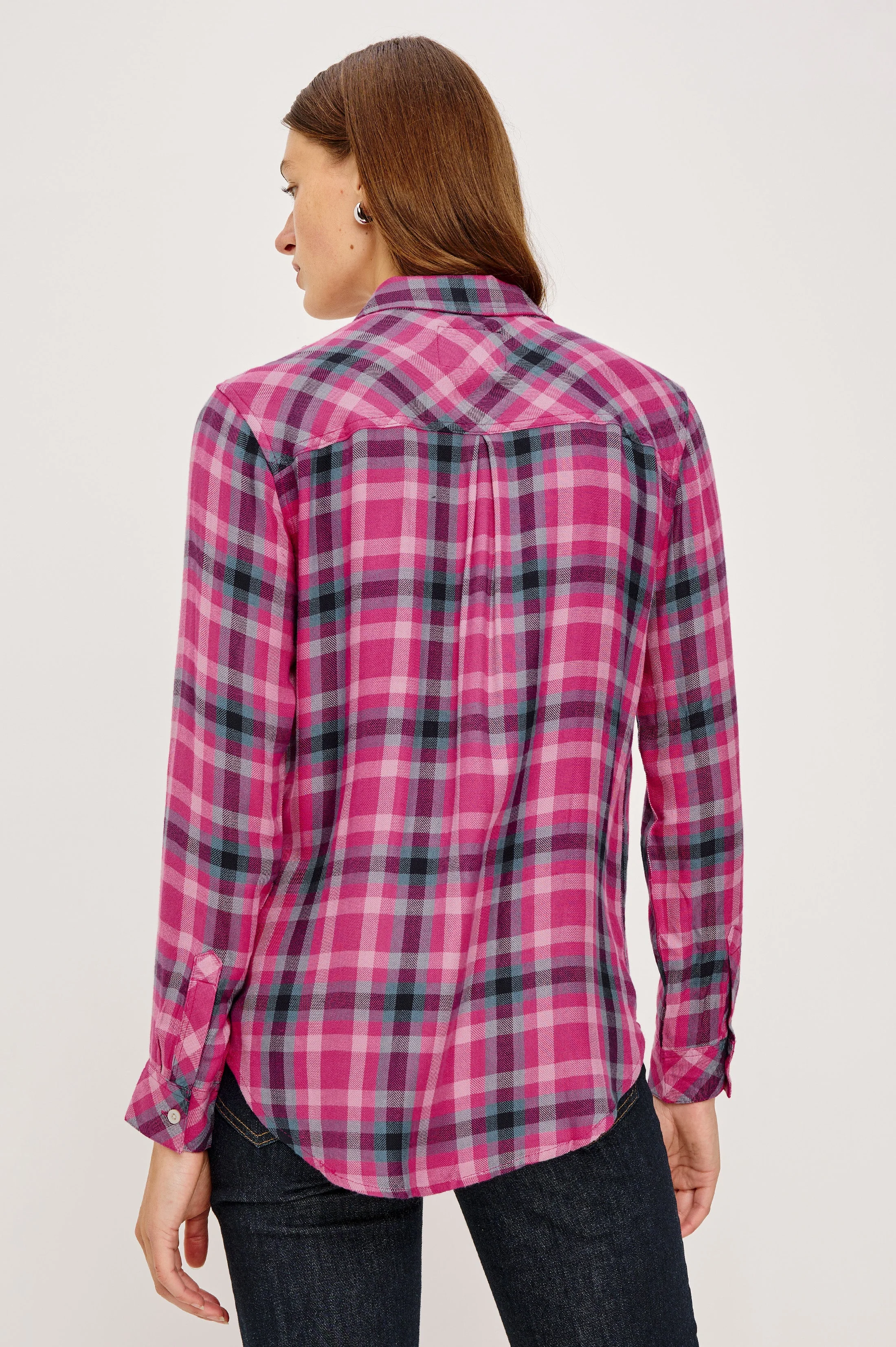 HUNTER SHIRT - MAGENTA STONE BLUE - Image 5