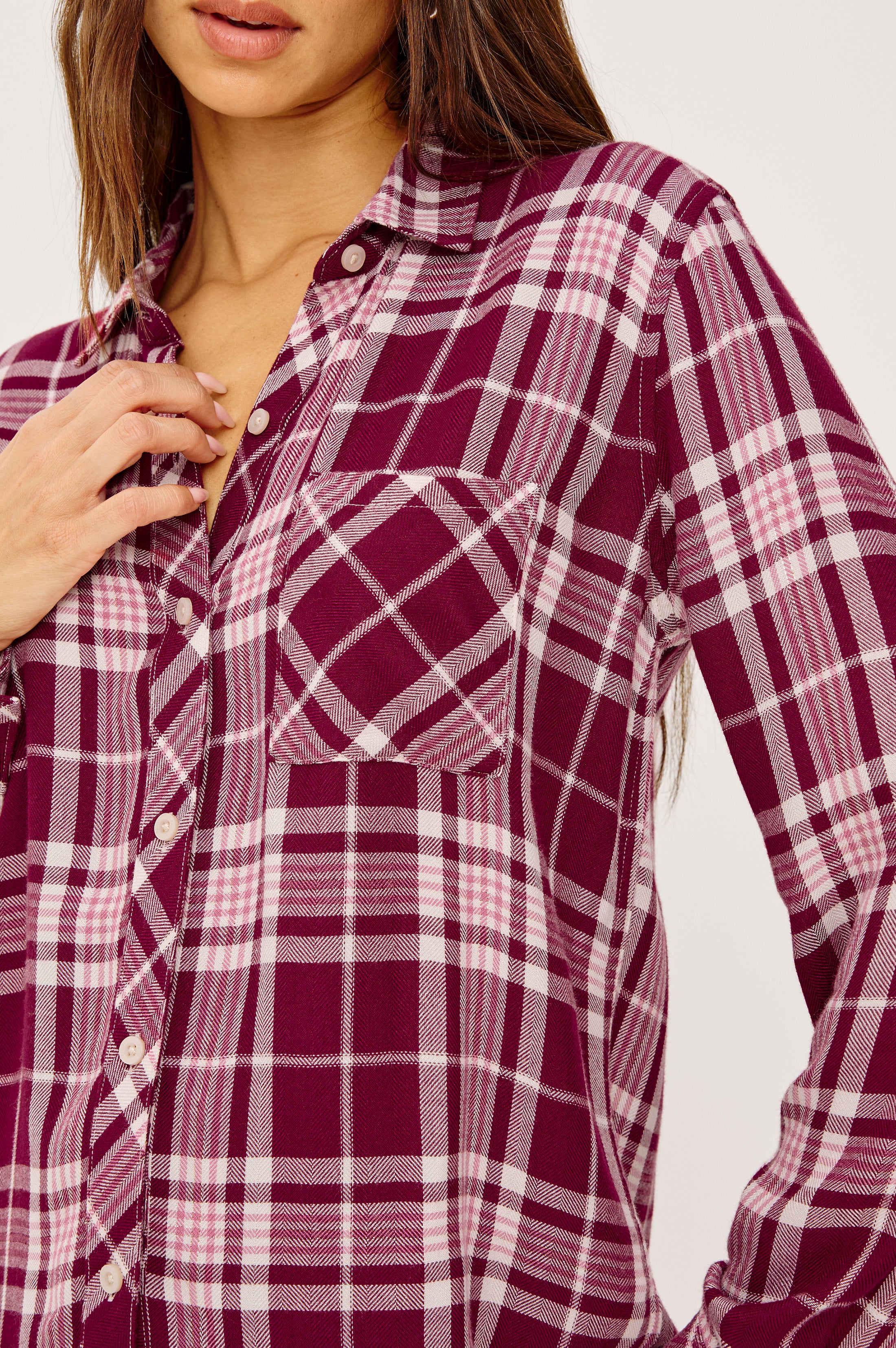HUNTER SHIRT - WINTERBERRY - Image 2