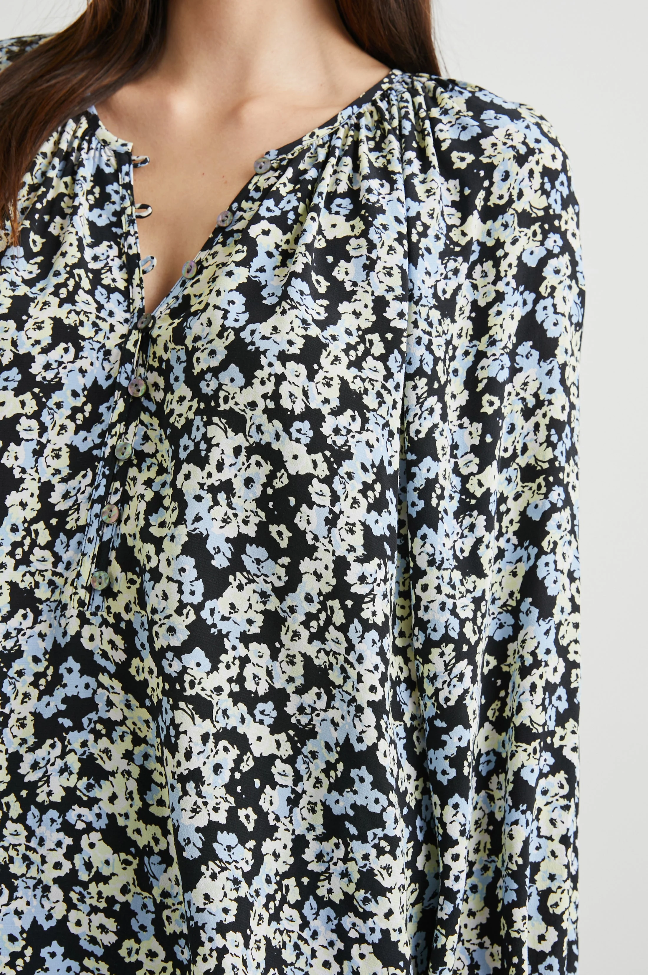 INDI TOP - MIDNIGHT MEADOW FLORAL - Image 2