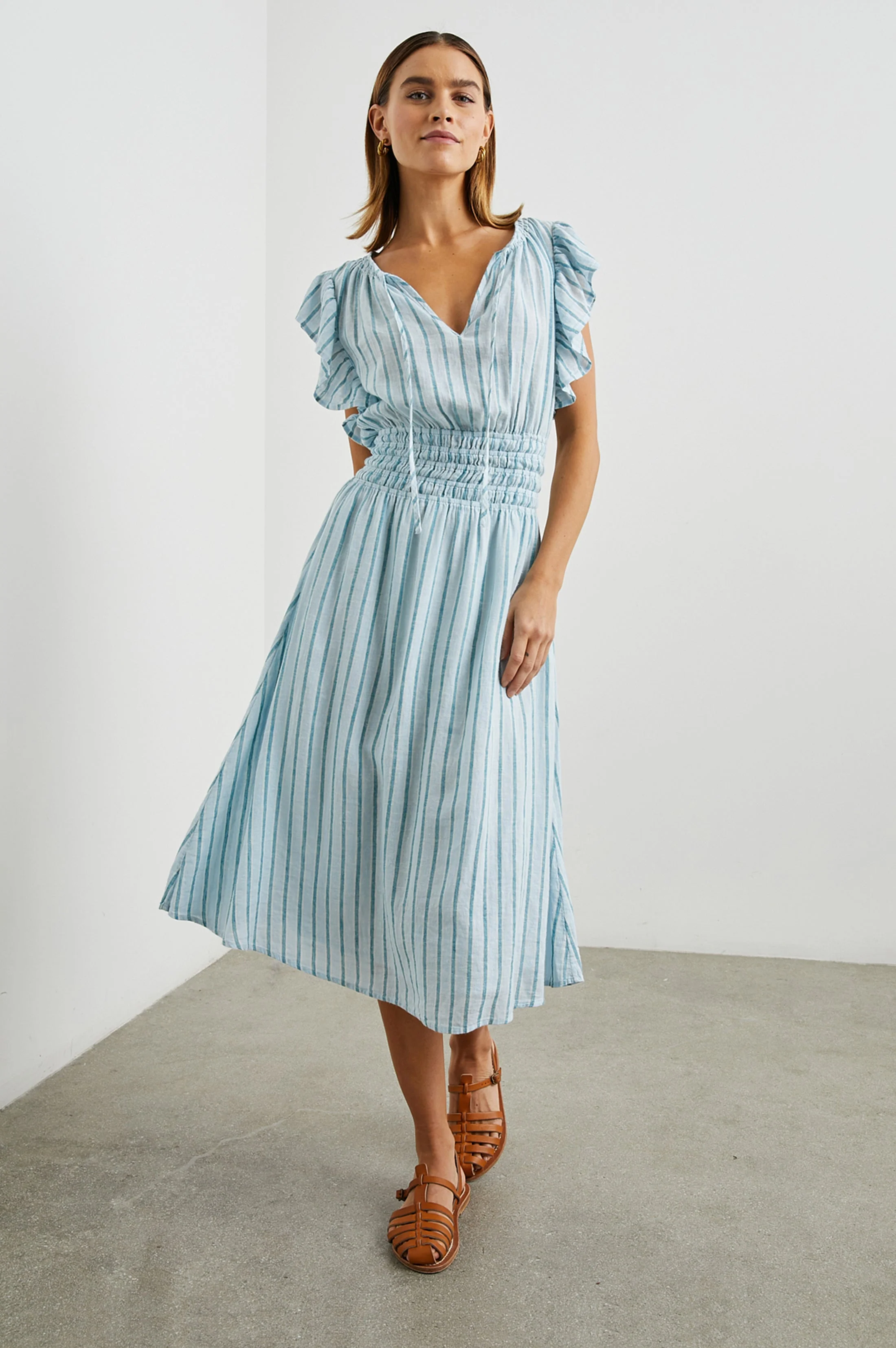 IONA DRESS - CAMBRIA STRIPE - Image 3