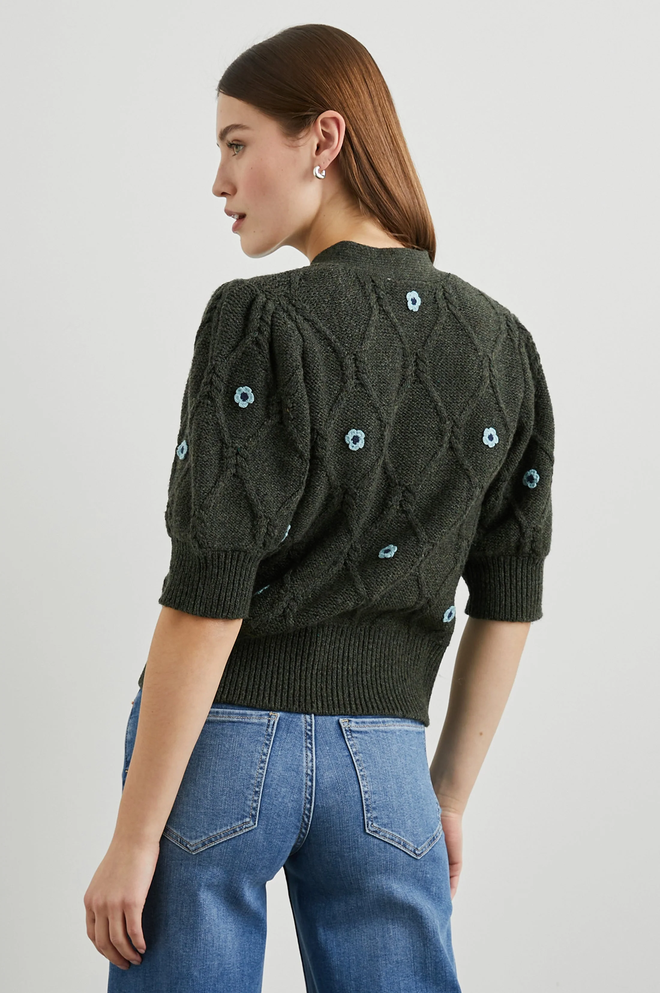 ISLA CARDIGAN - FOREST DAISIES - Image 4