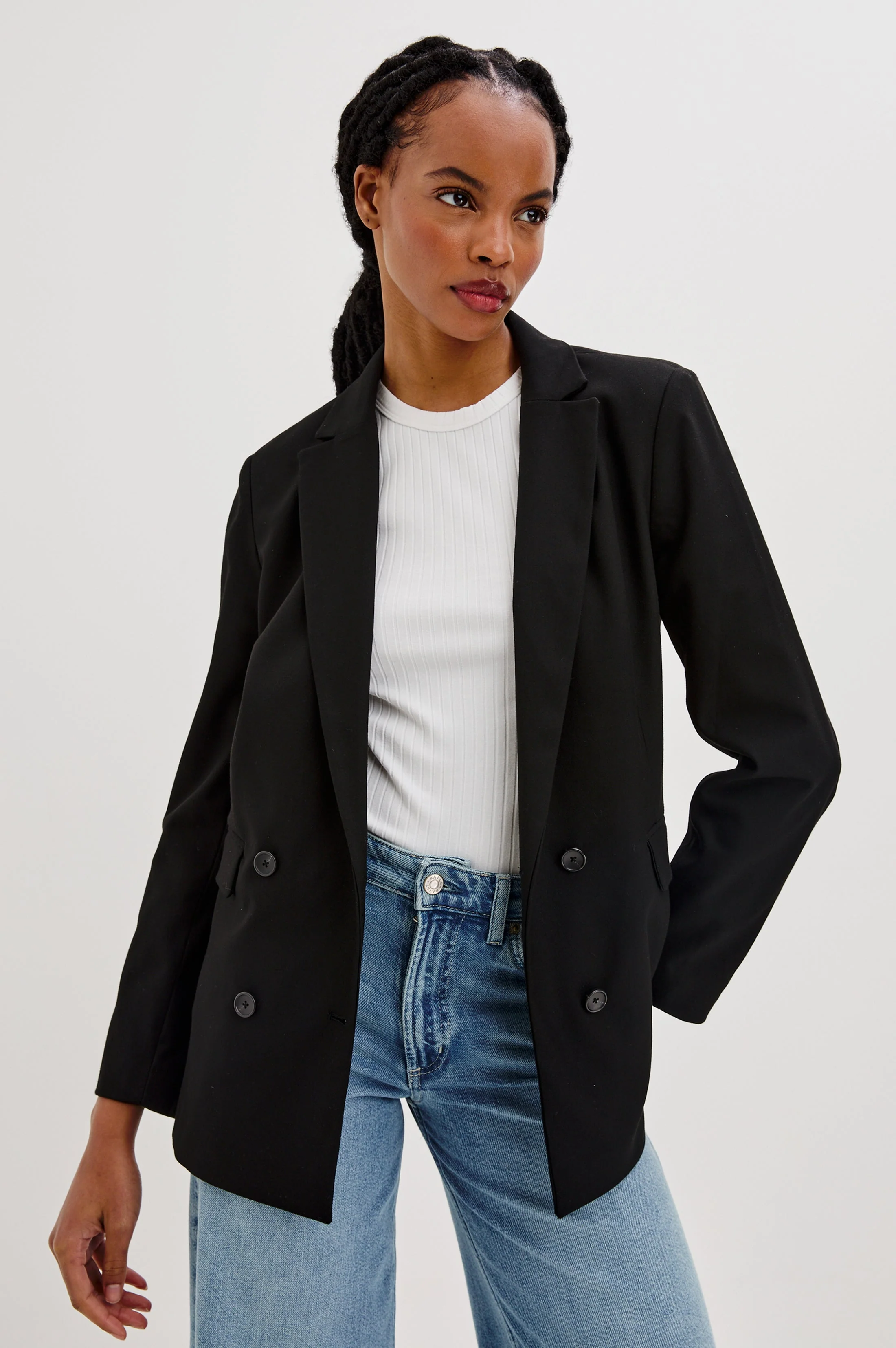 JAC BLAZER - BLACK TWILL
