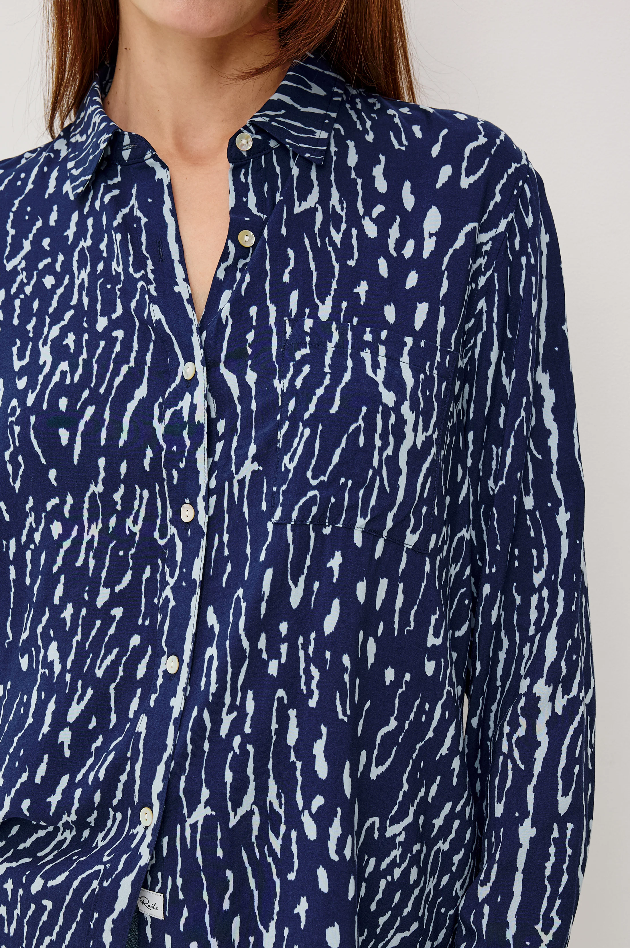 JOSEPHINE SHIRT - DARK NAVY LYNX - Image 2