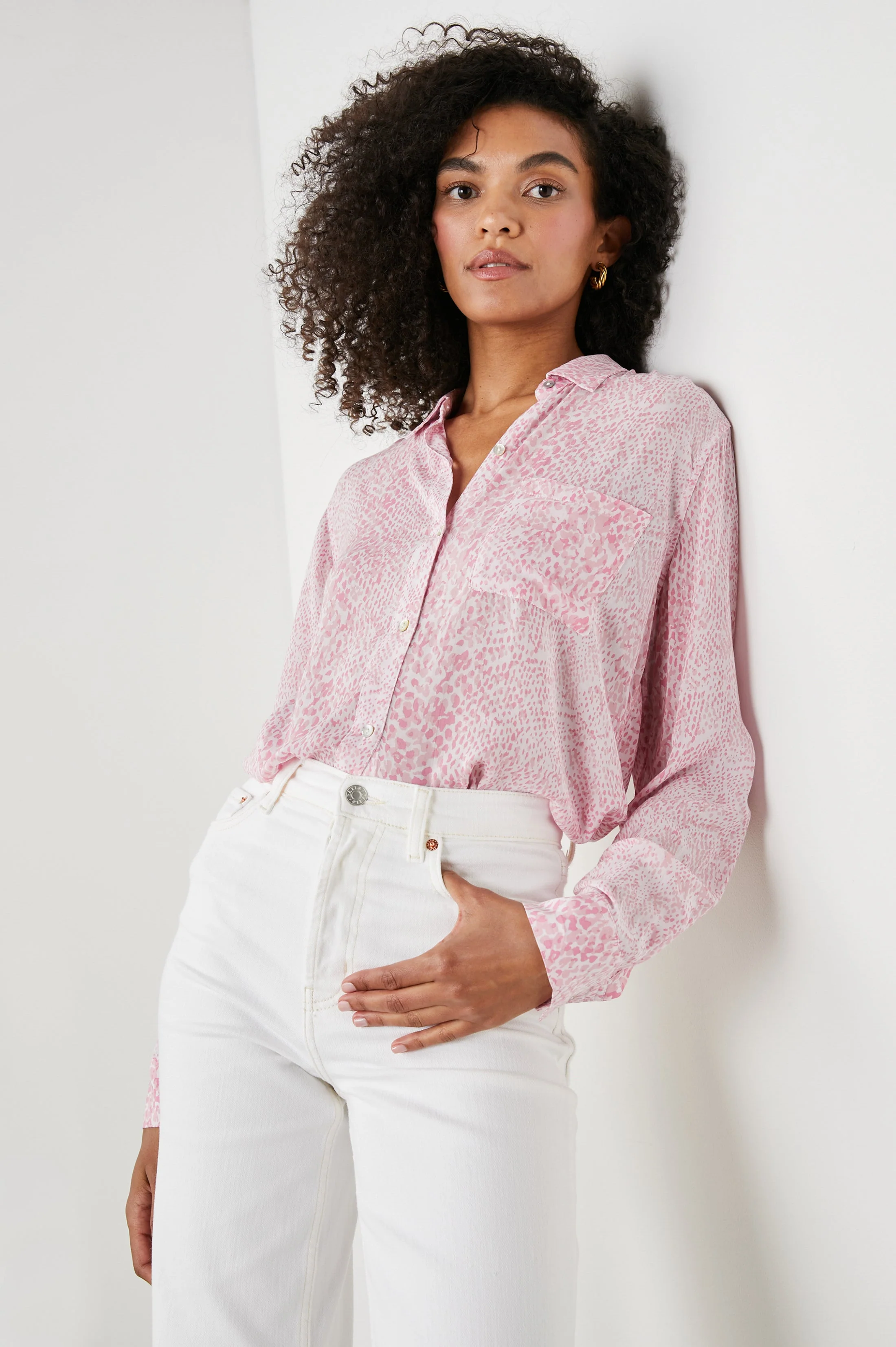 JOSEPHINE SHIRT - PINK BOA - Image 5