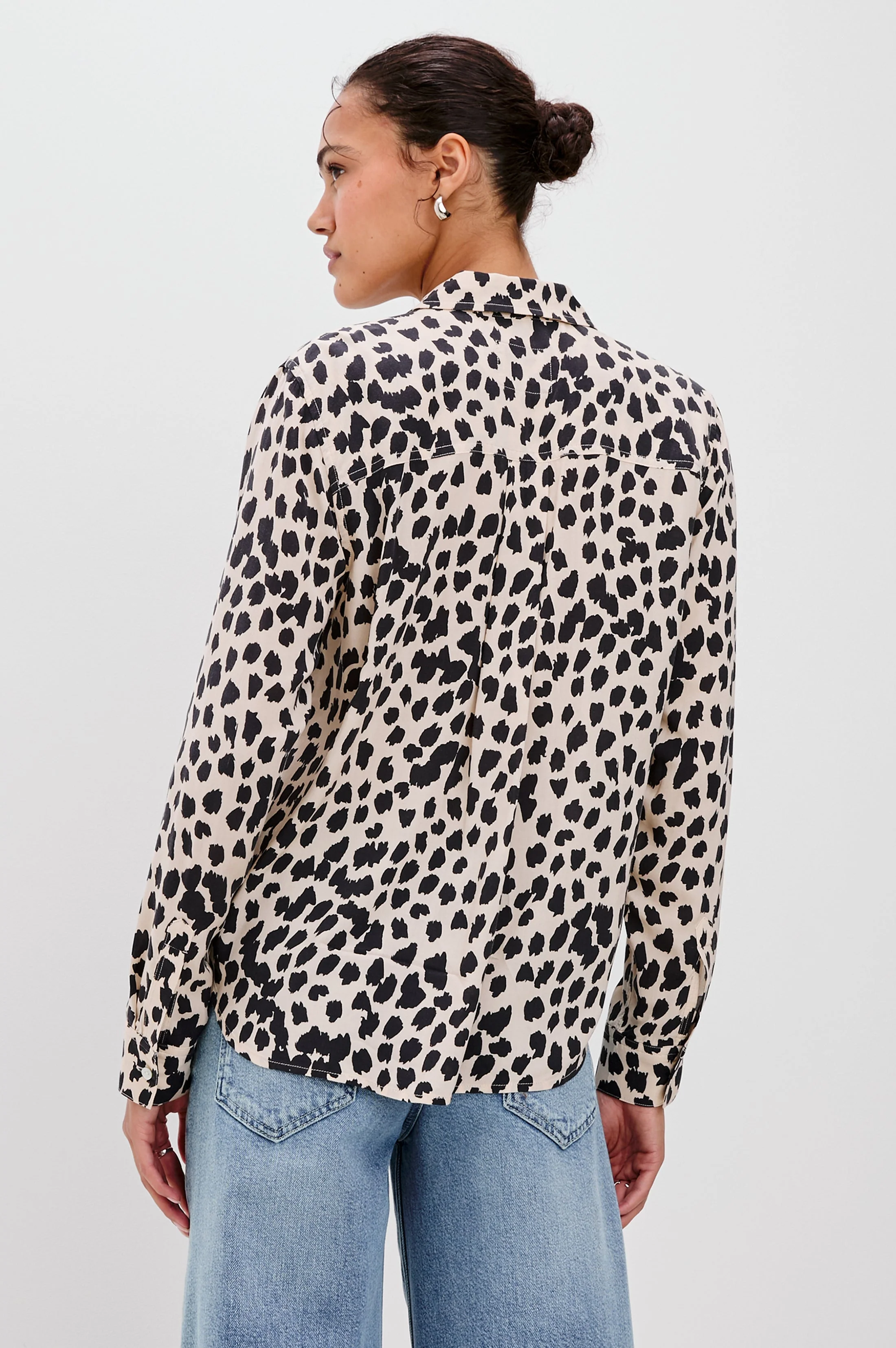 JOSEPHINE SHIRT - TAUPE SPOTTED - Image 5
