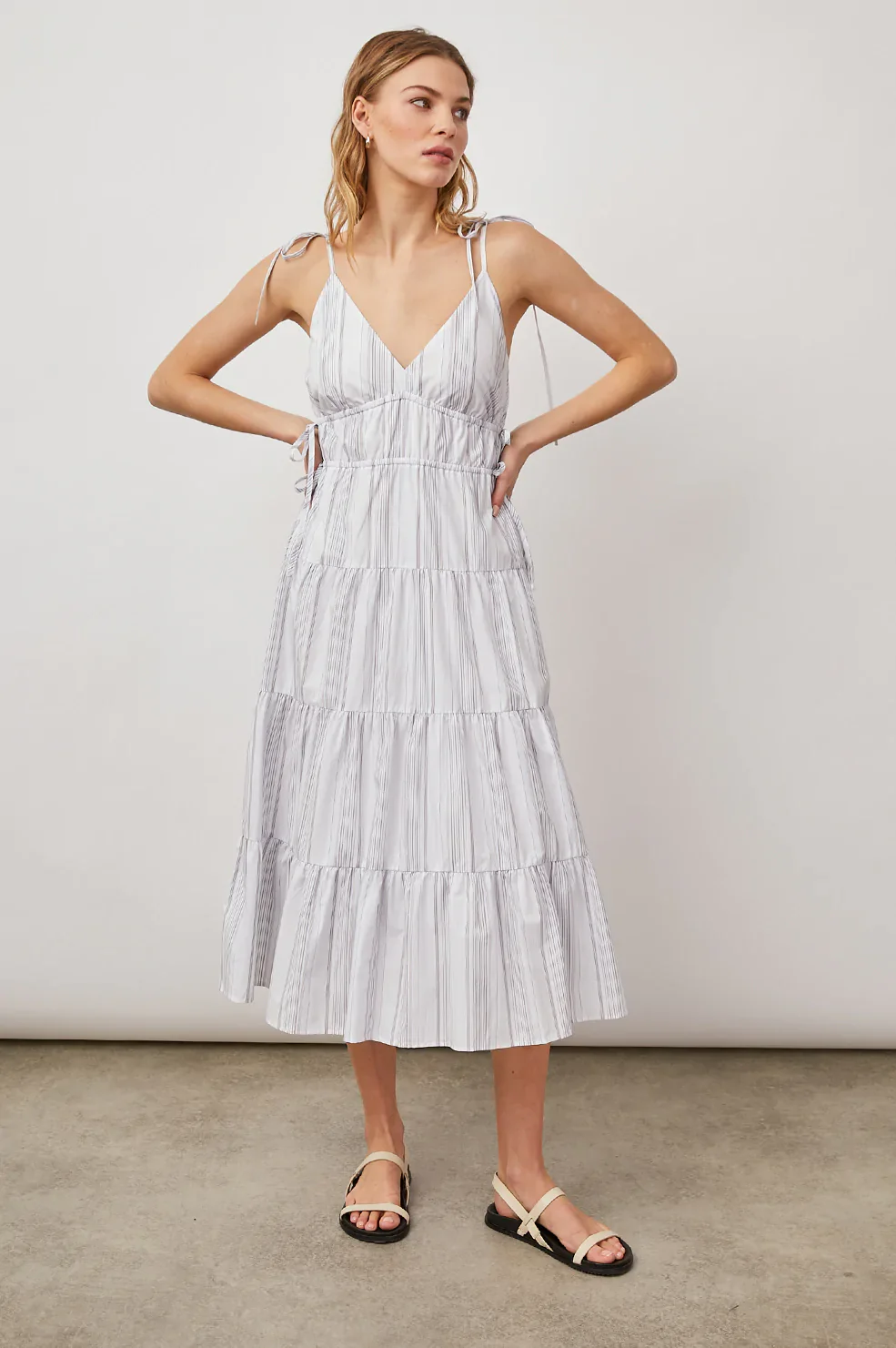 JULIA DRESS - WEST SEAPORT STRIPE - Image 4