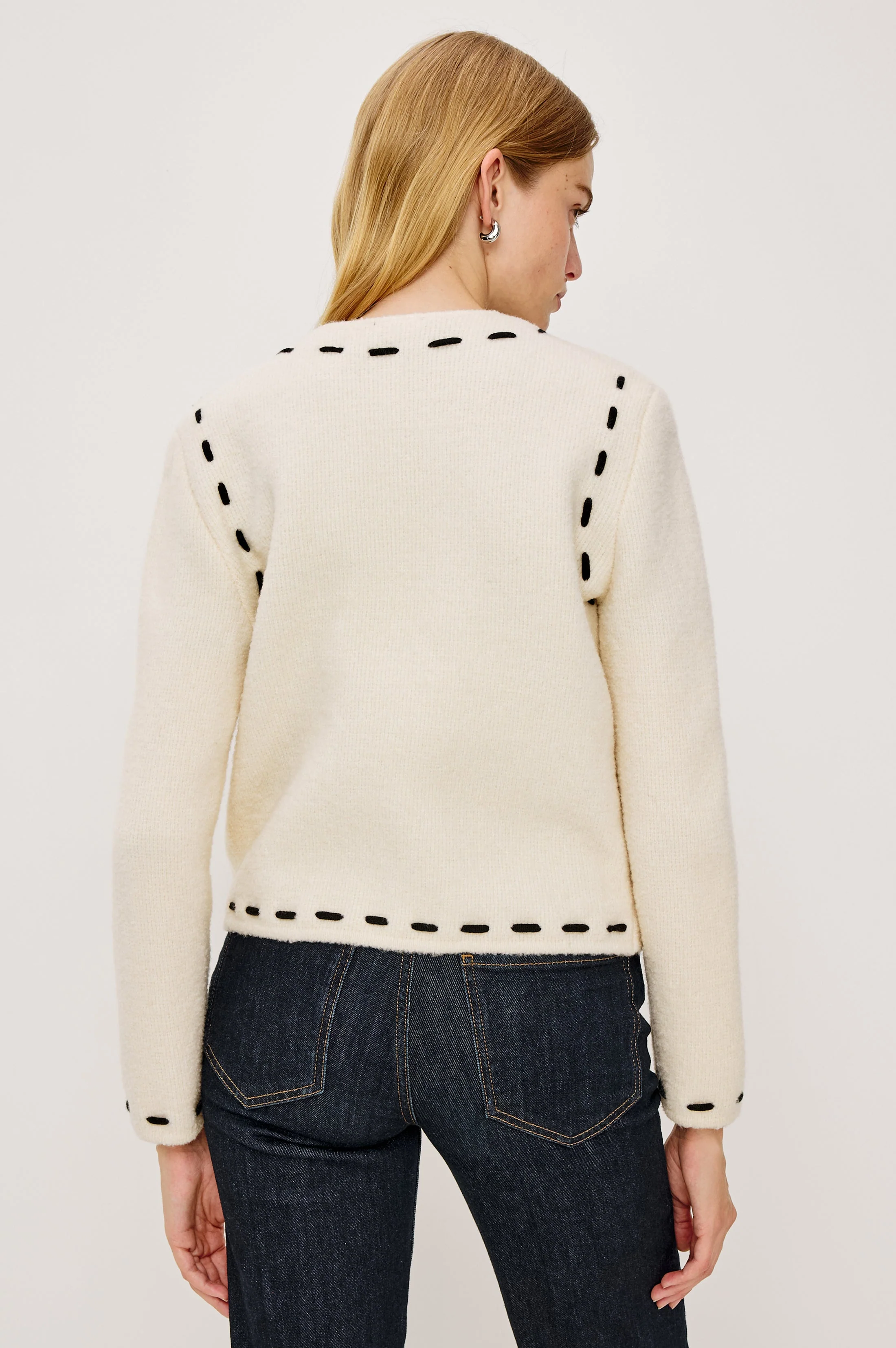 JULIETTE CARDIGAN - IVORY - Image 5