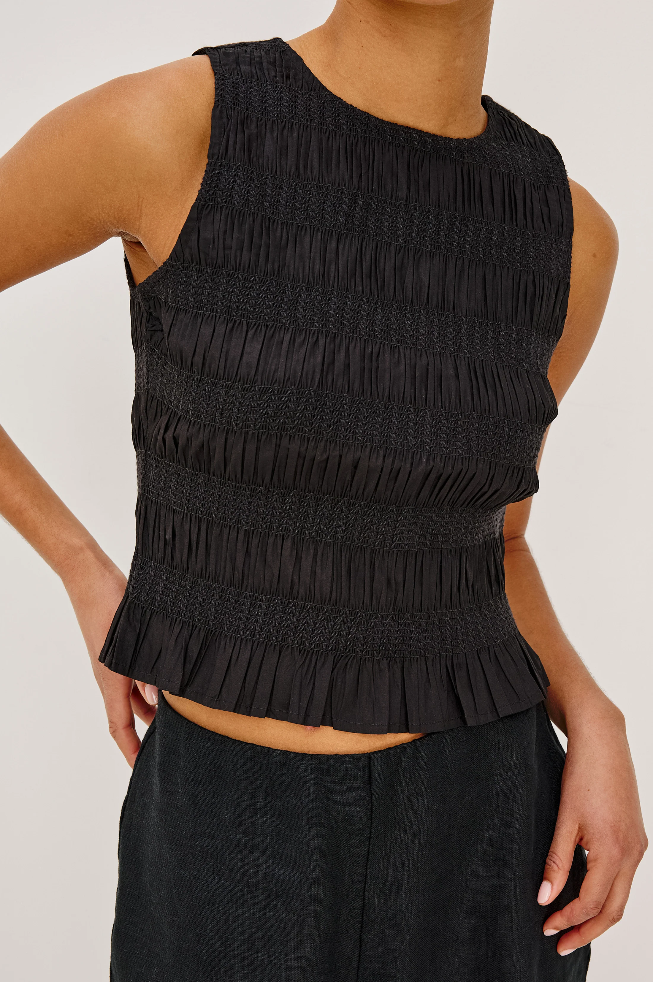 KANE TOP - BLACK - Image 2