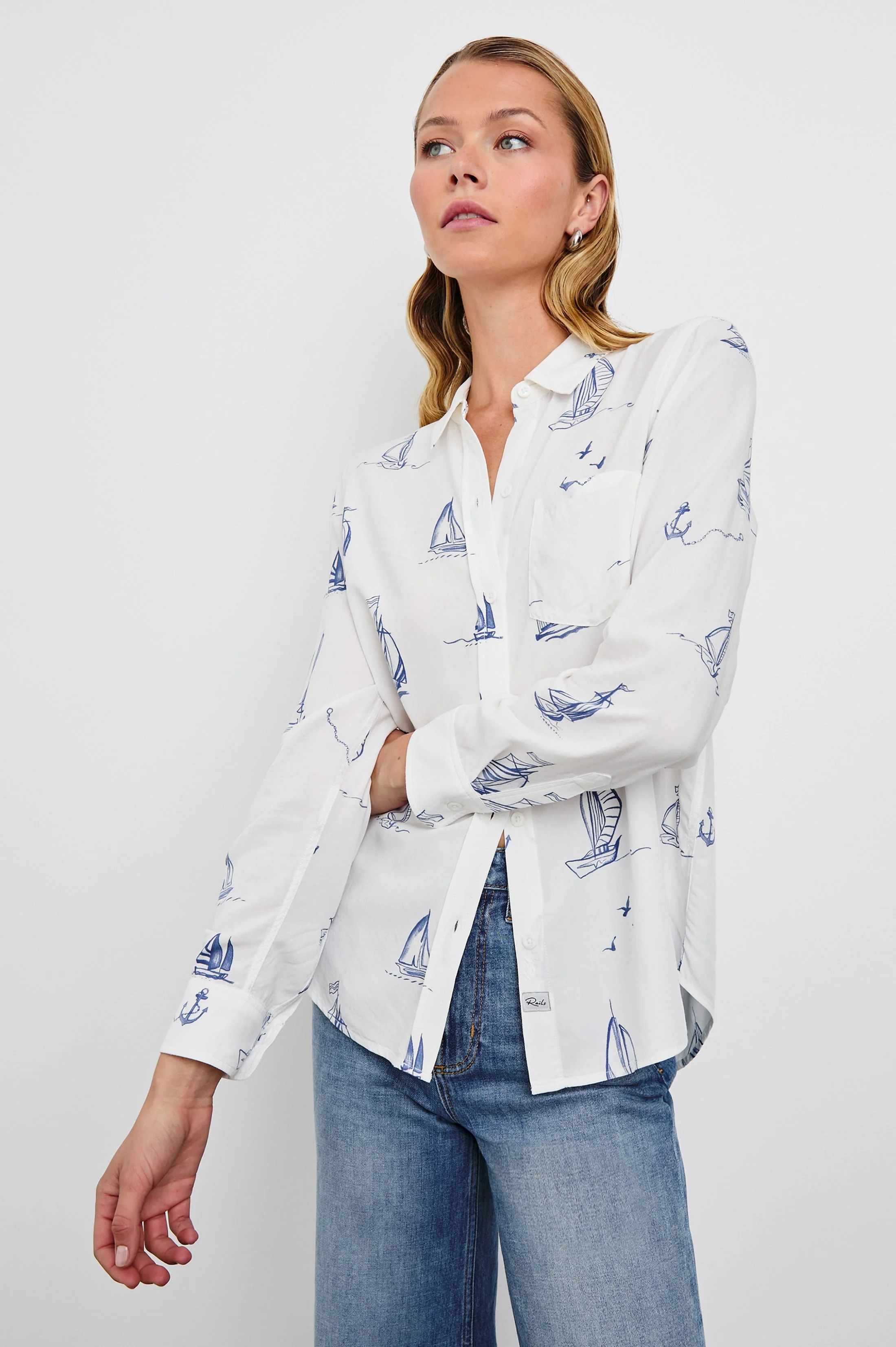 KATHRYN SHIRT - SAILBOATS - Image 4