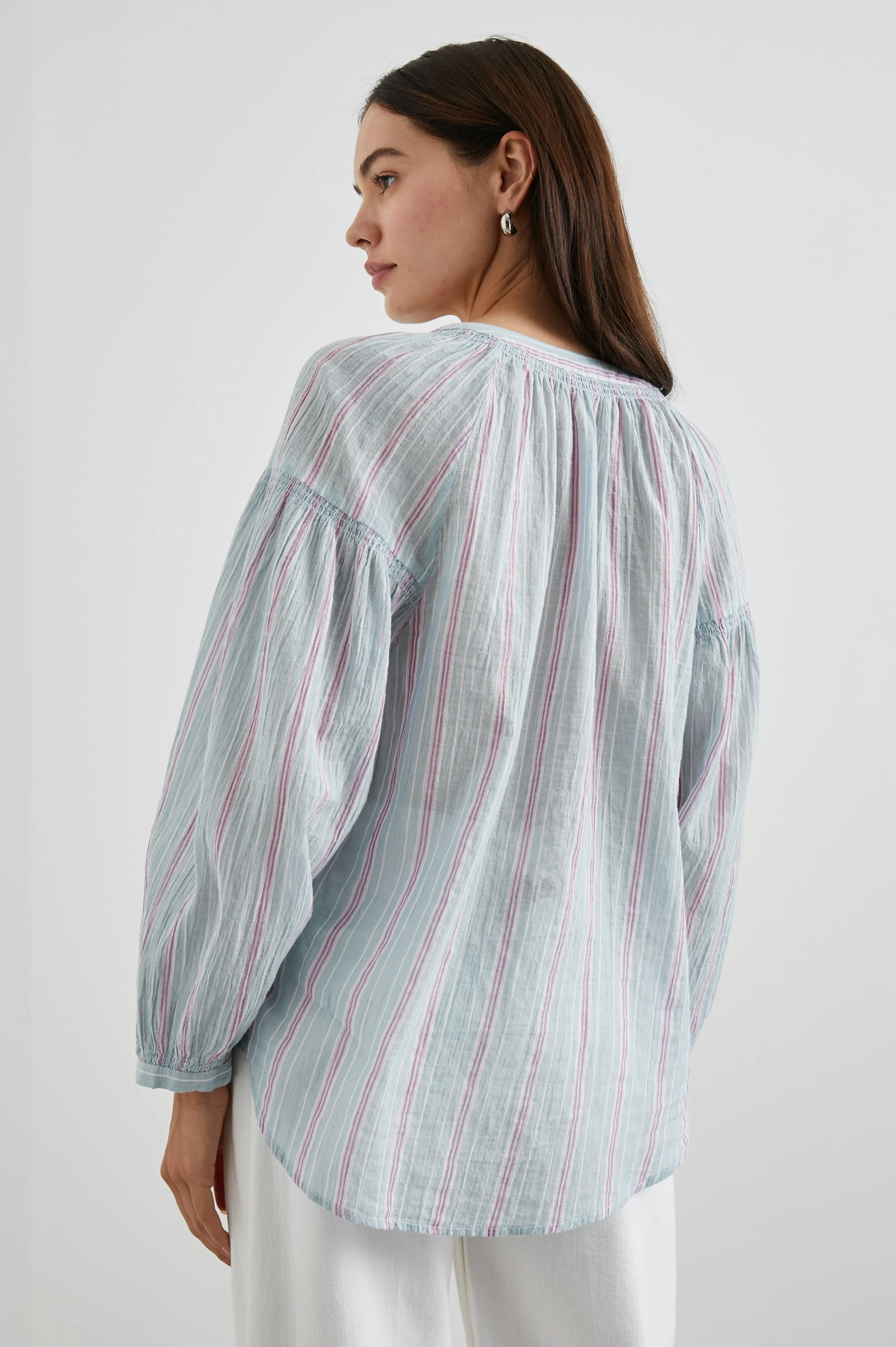 KENLIE SHIRT - PLACID STRIPE - Image 4