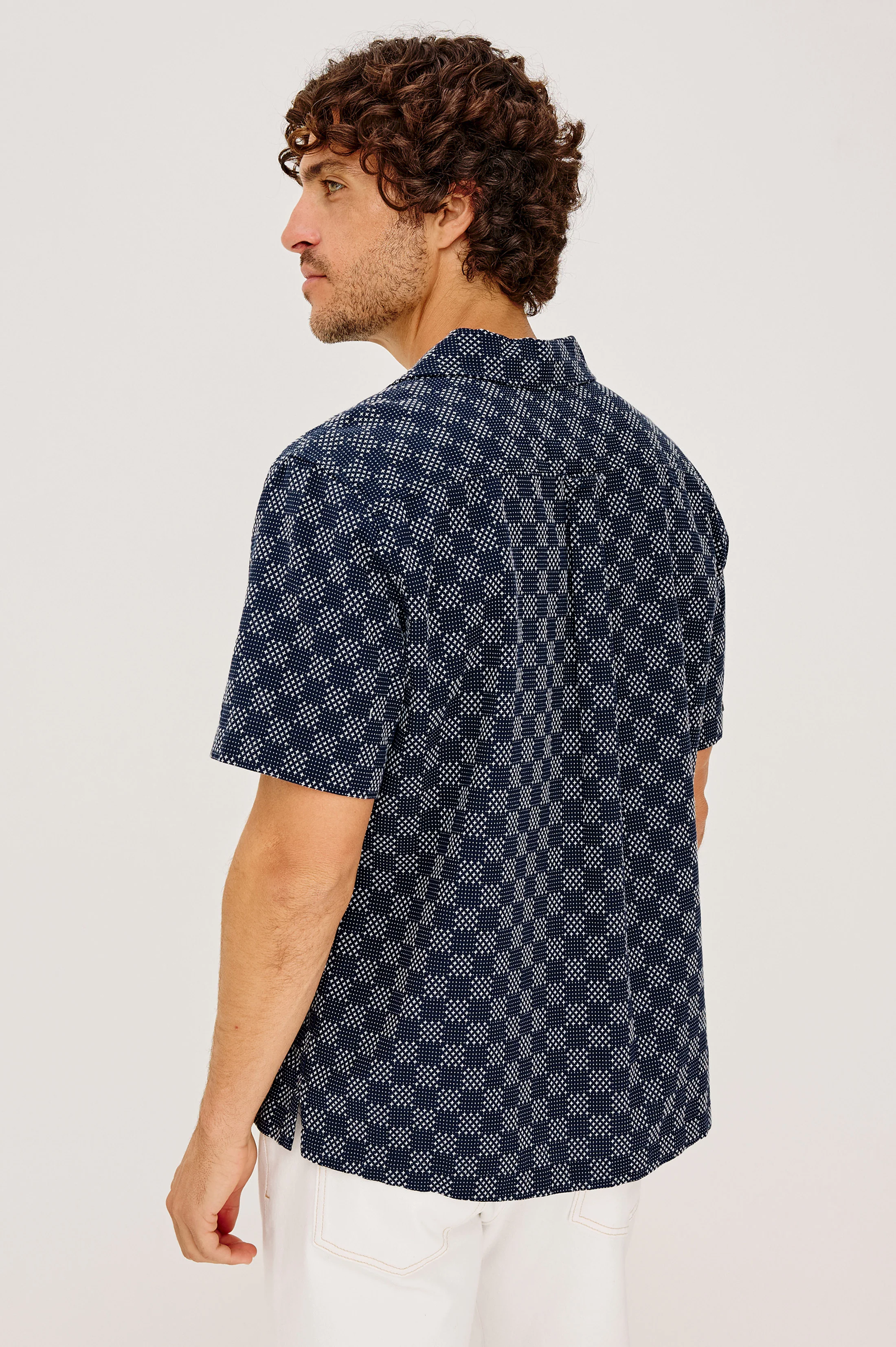 KIN SHIRT - NAVY SASHIKO - Image 5