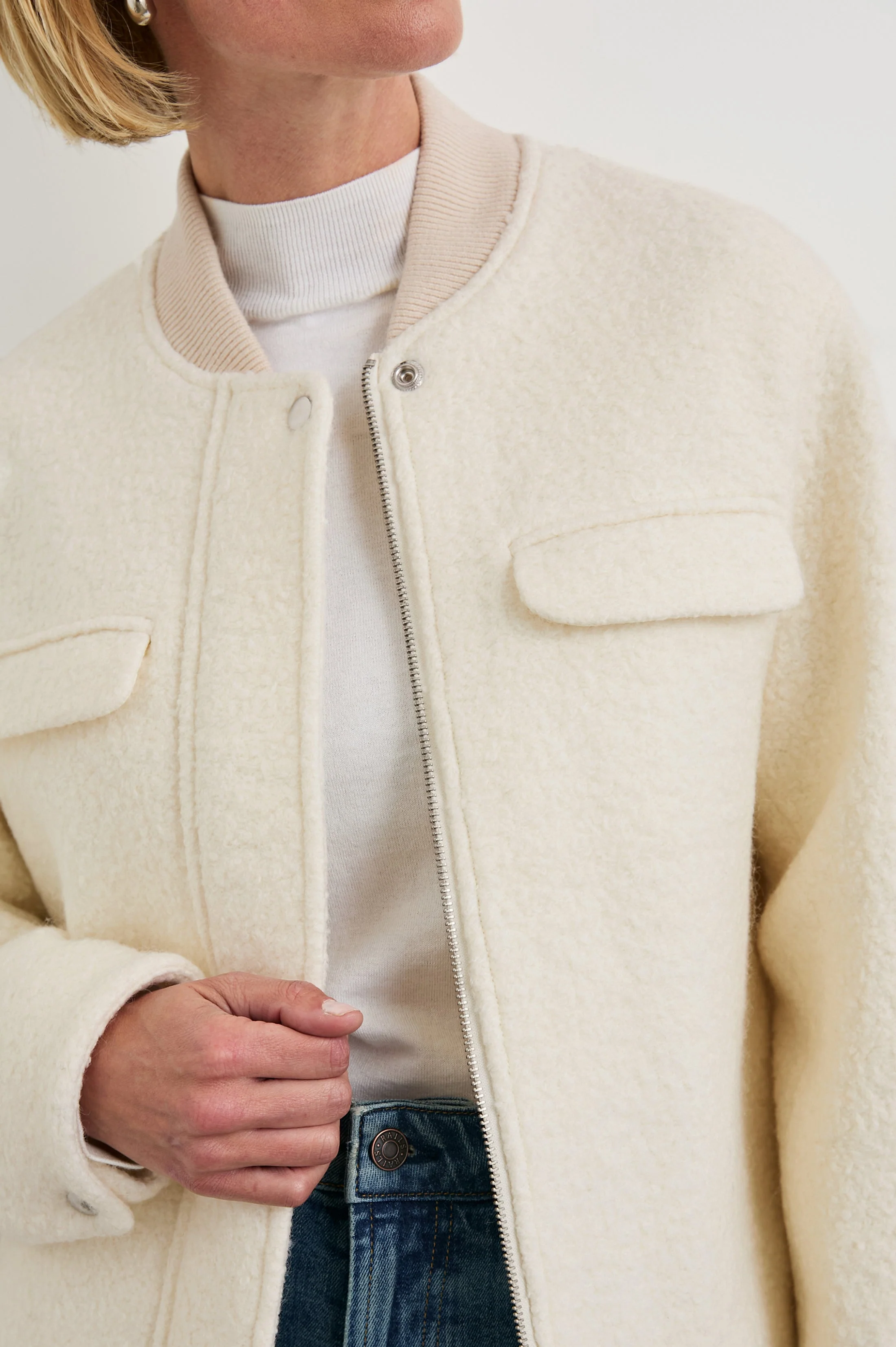 KINSLEY JACKET - IVORY - Image 2