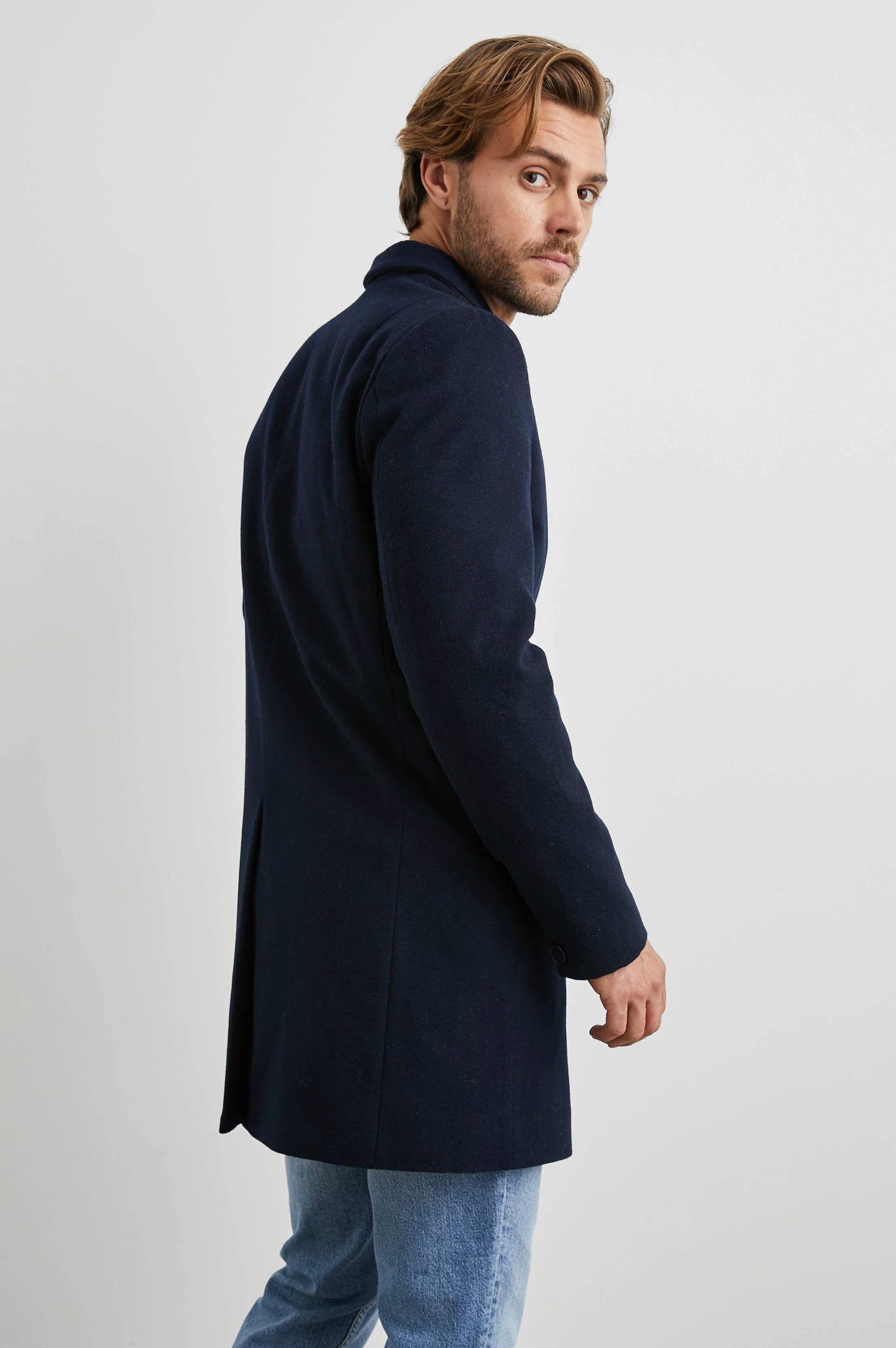 LARK COAT - NAVY - Image 4
