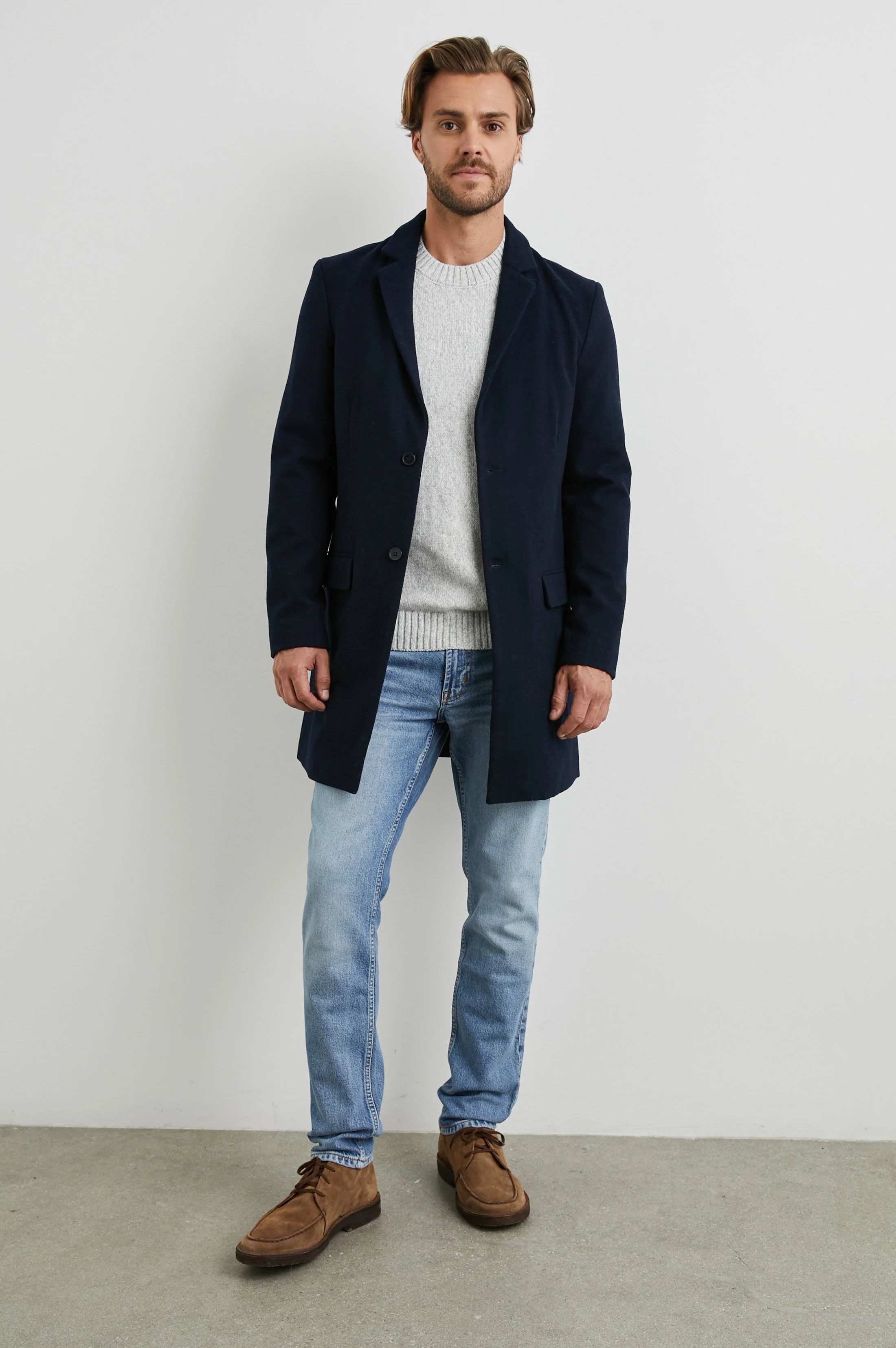 LARK COAT - NAVY - Image 5