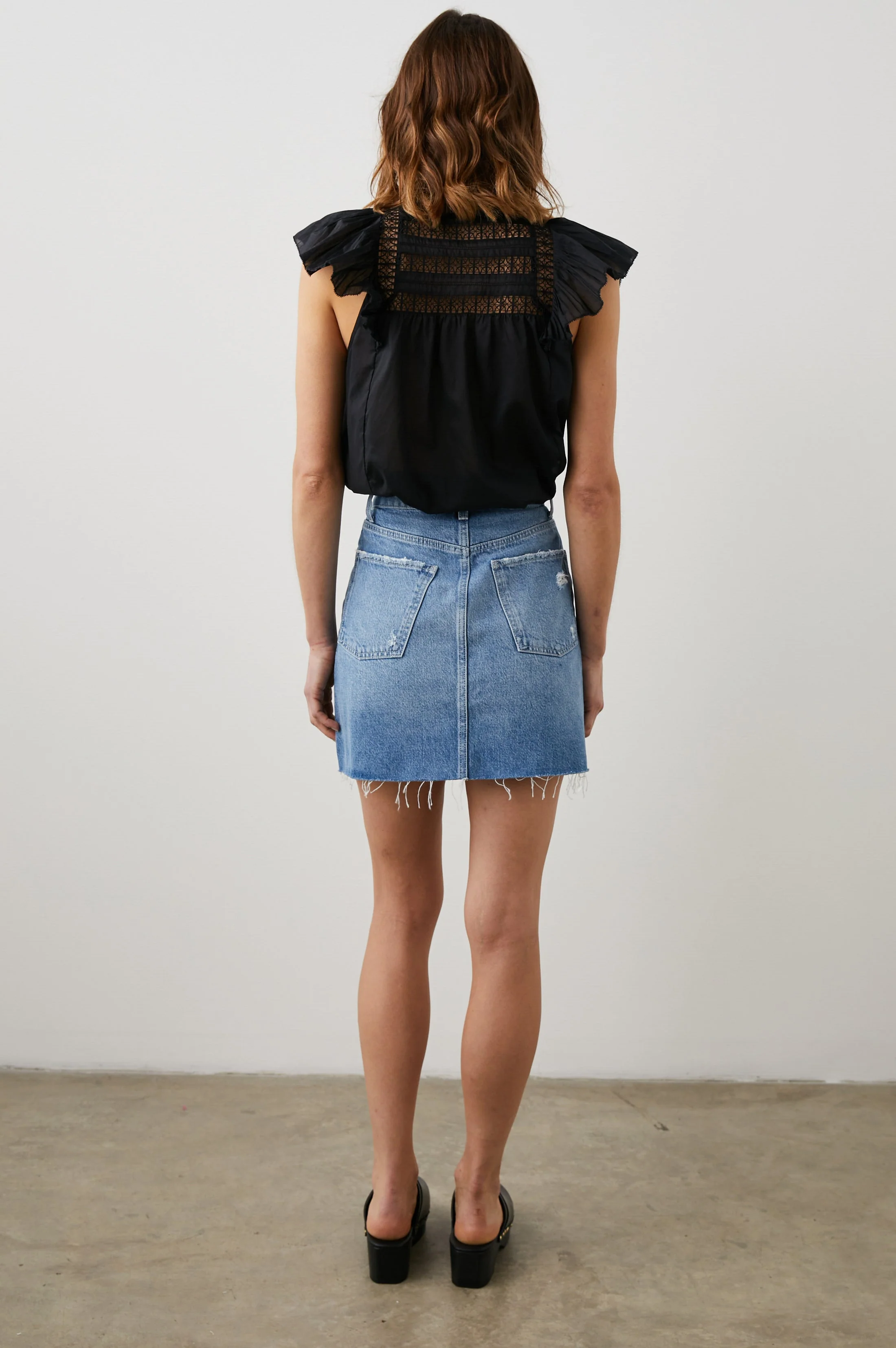 LAUREL SKIRT - MARINA DISTRESS - Image 5