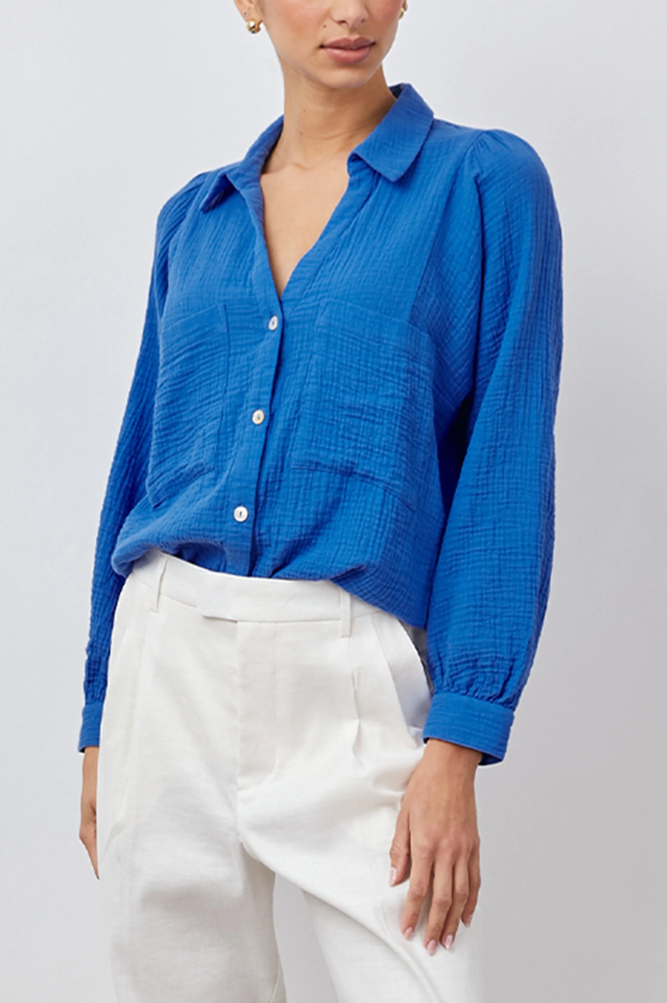 LAUREN SHIRT - PALACE BLUE - Image 3